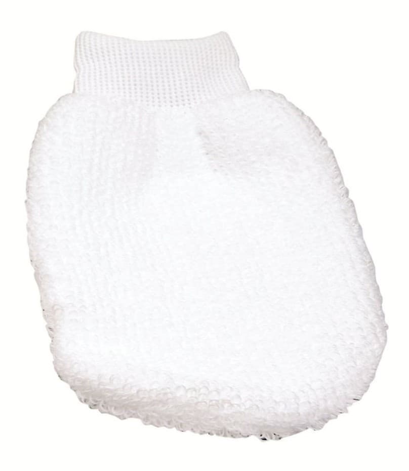 SP - FACIAL IMPLEMENTS - Towelling Mitt - White