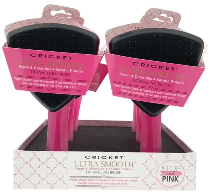 CRICKET - Ultra Smooth - Detangling Pink/Black 12pc Display