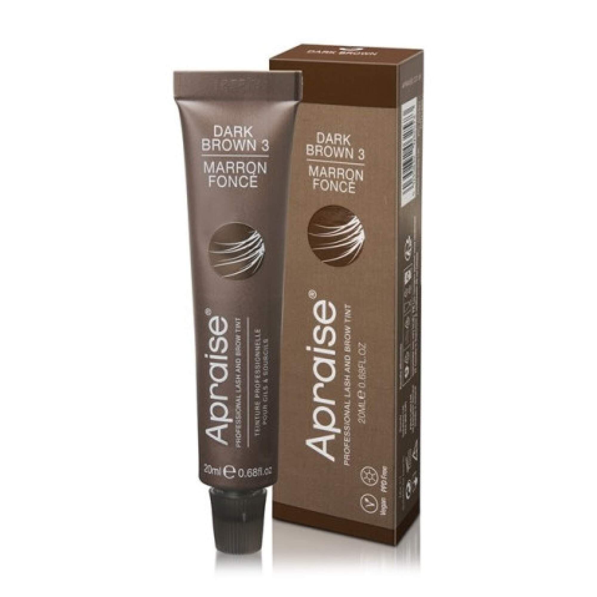 Apraise - Eyelash & Eyebrow Tint - Dark Brown Vegan - No. 3 - Image 2