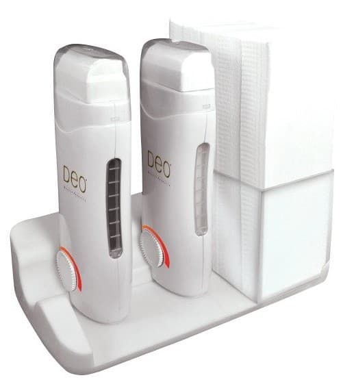 DEO - ROLLER WAX HEATERS - 100g - Duo With Base & Strip Holder 