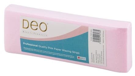 DEO - WAXING STRIPS - Non Woven - Pink - 100Pack
