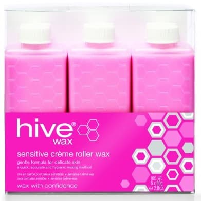 HIVE - ROLLER WAX CARTRIDGES - Sensitive Crème Wax - 80g - 6 Pack