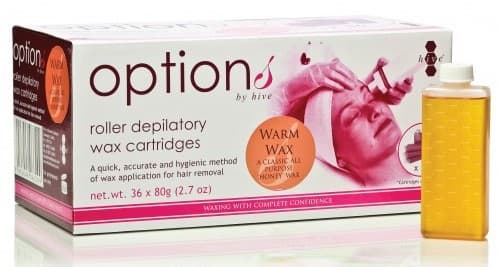 HIVE - ROLLER WAX CARTRIDGES - Warm Honey Wax - 80g - 36 Pack