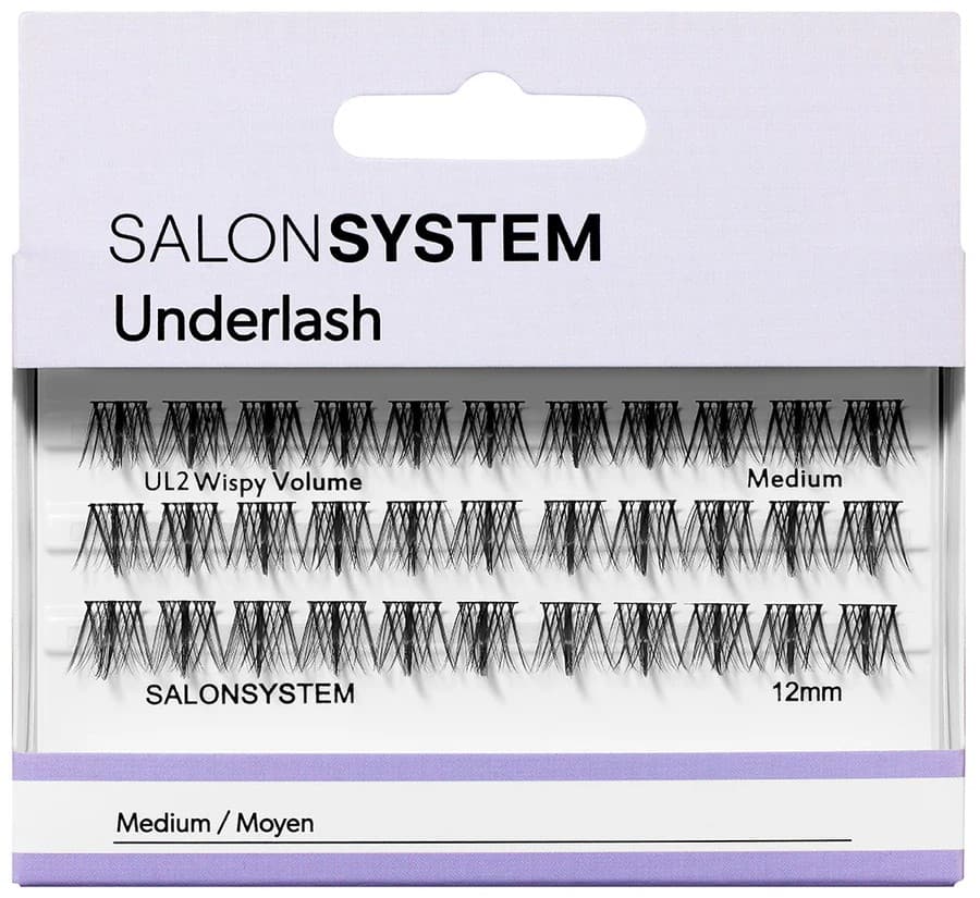 Salon System - Individual - Medium - Underlash UL2 Wispy Volume - 12mm