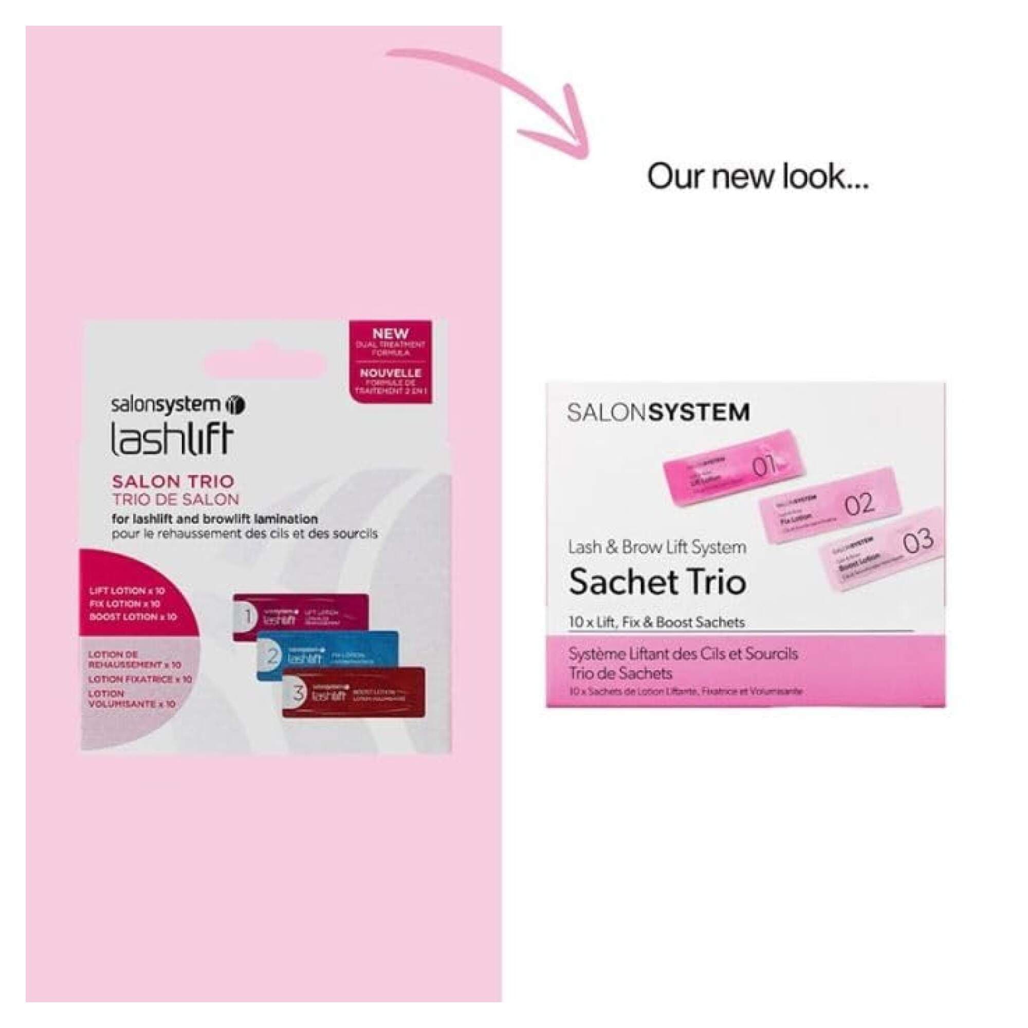 Salon System - Lash & Brow Lift - Salon Trio Sachet - Image 2