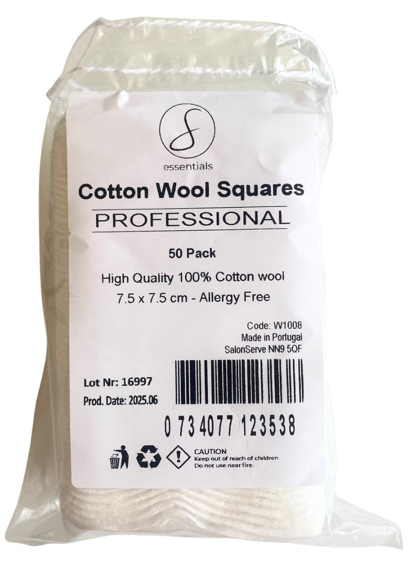 Cotton Wool Squares - 50 Pack