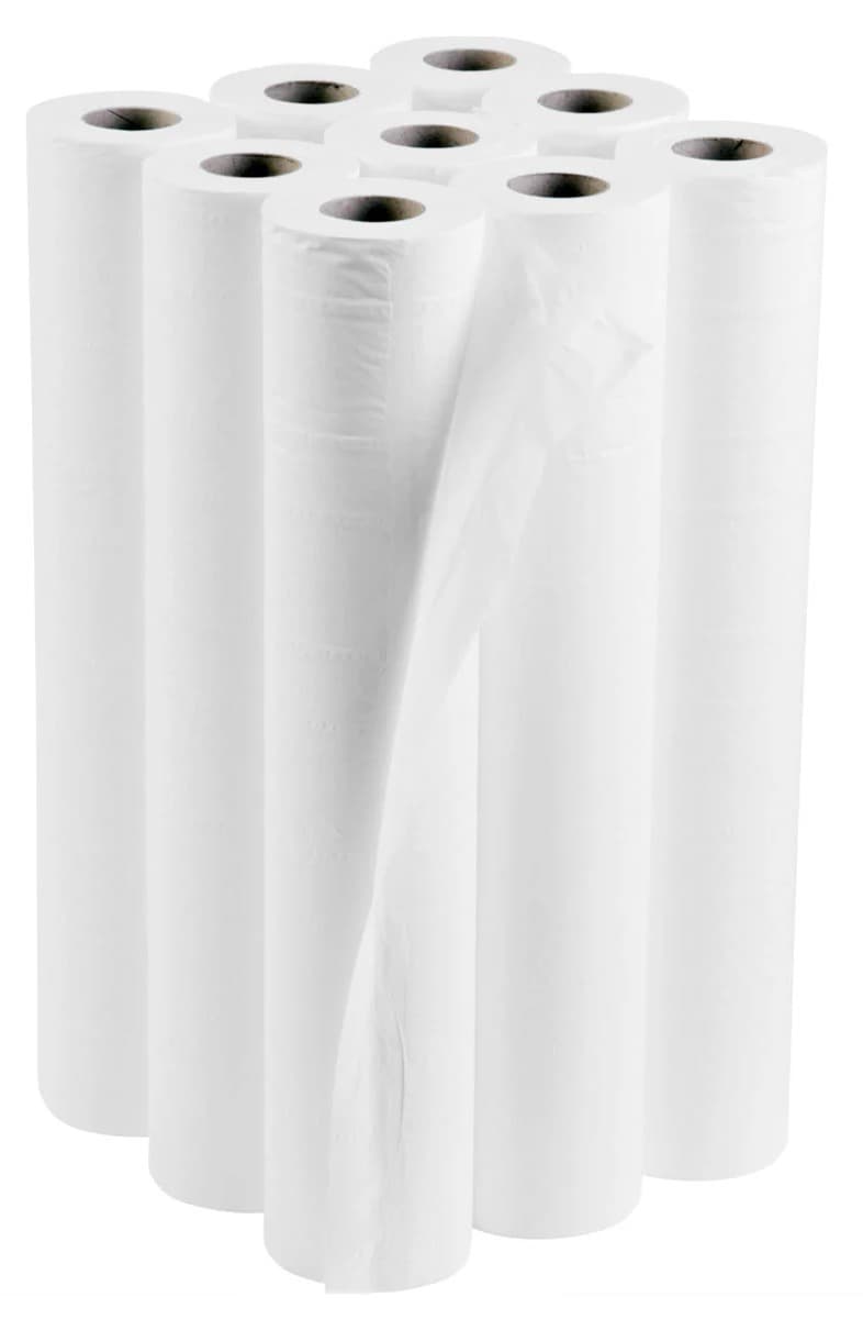 Luxury 20" White Wiper Rolls 40m x 9