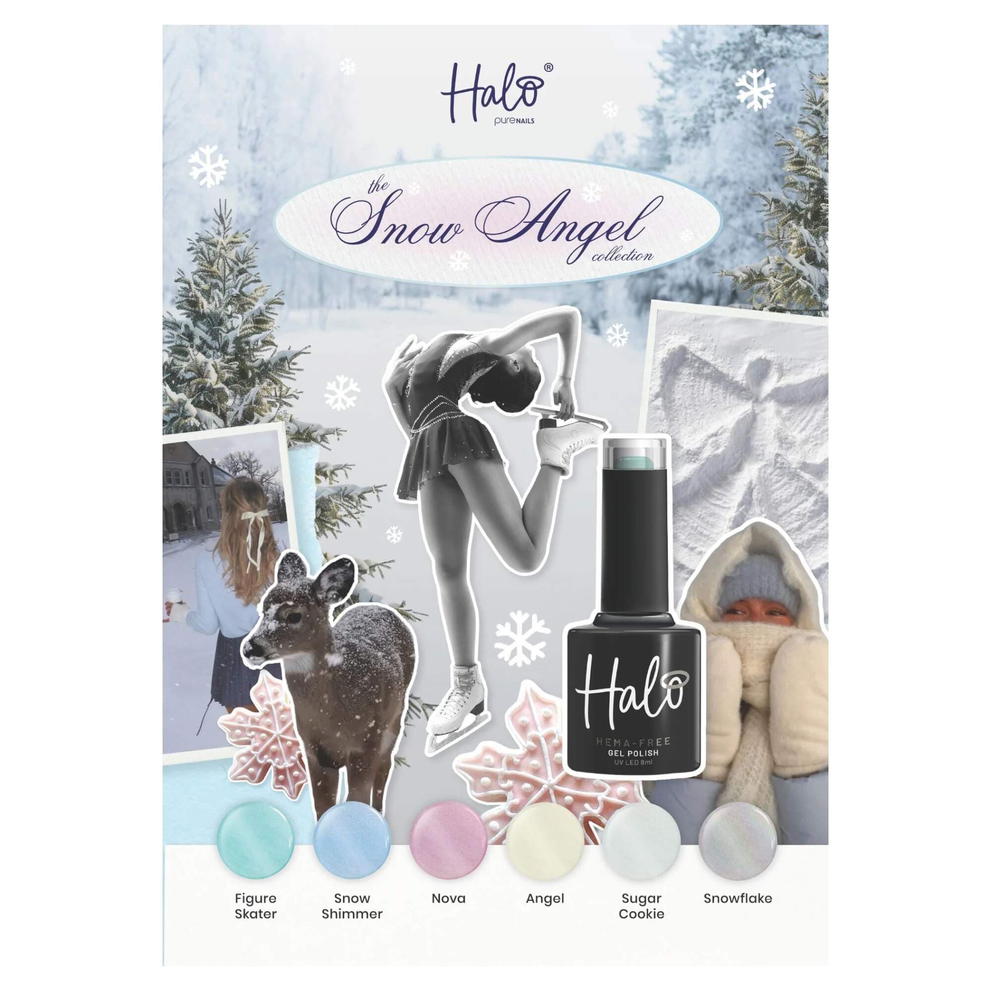 HALO GEL POLISH -- Poster - Snow Angel