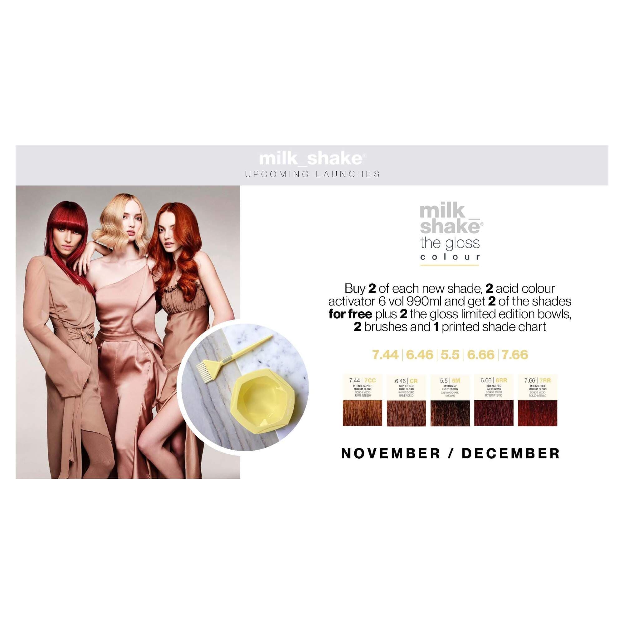 Milk Shake -- PROMO - New Gloss Shades Nov/Dec 2025
