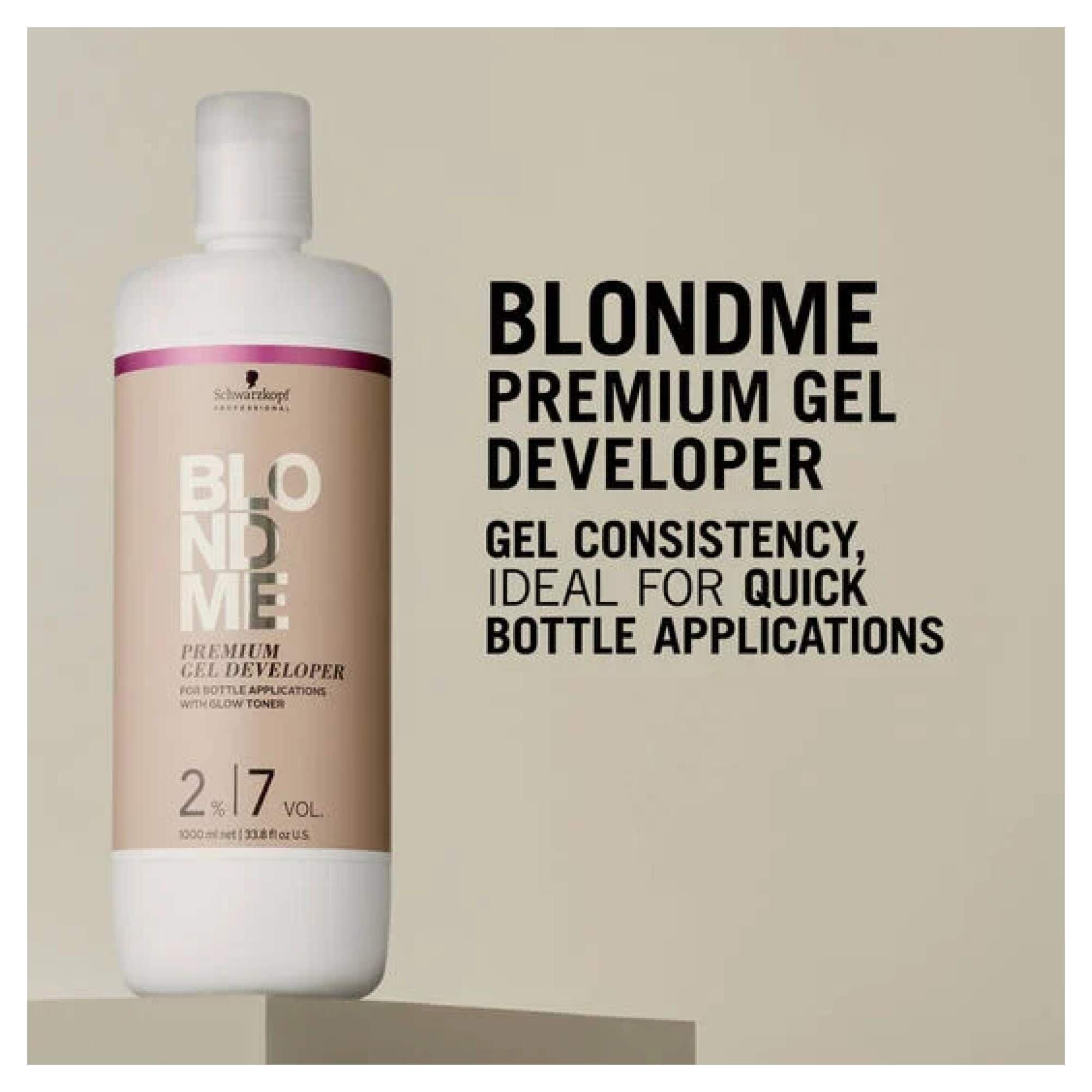 BLONDME -  Premium Gel Developer (Glow Toner) - 2% - 1L - Image 2