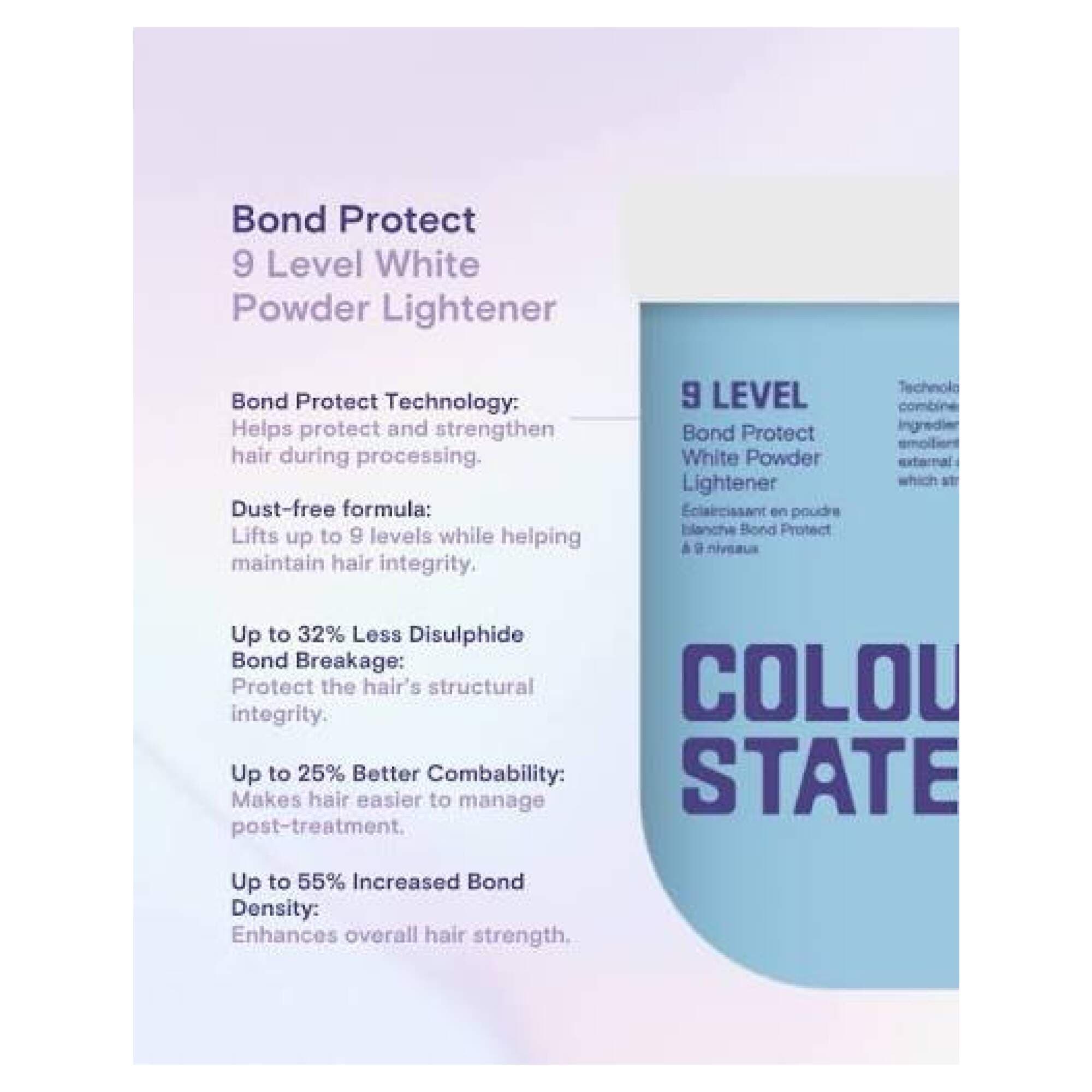 DAVROE COLOUR STATE - Lighteners - 9 Level Bond Protect White Powder - Image 2