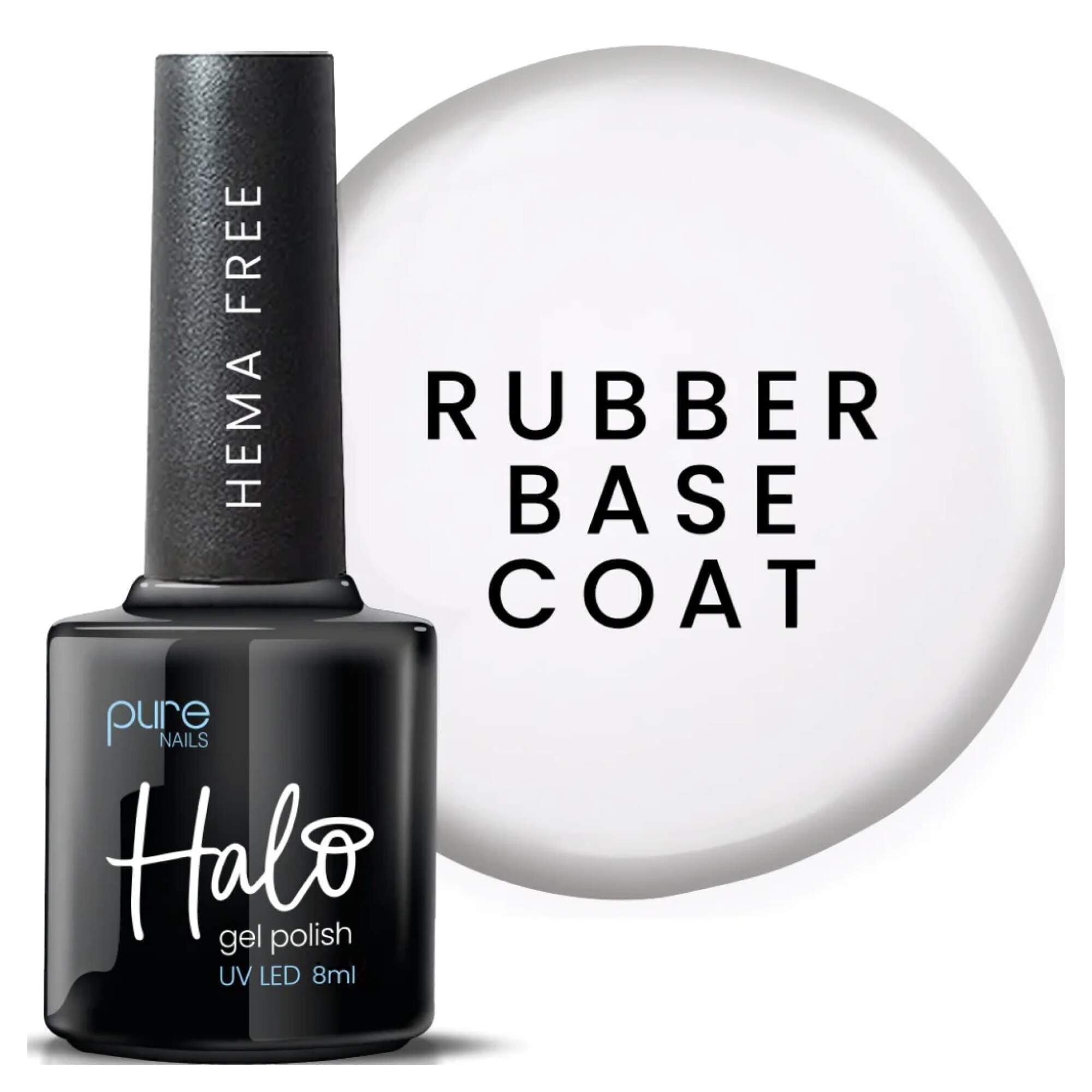 HALO GEL POLISH -- Rubber Base Coat 8ml (HEMA Free)