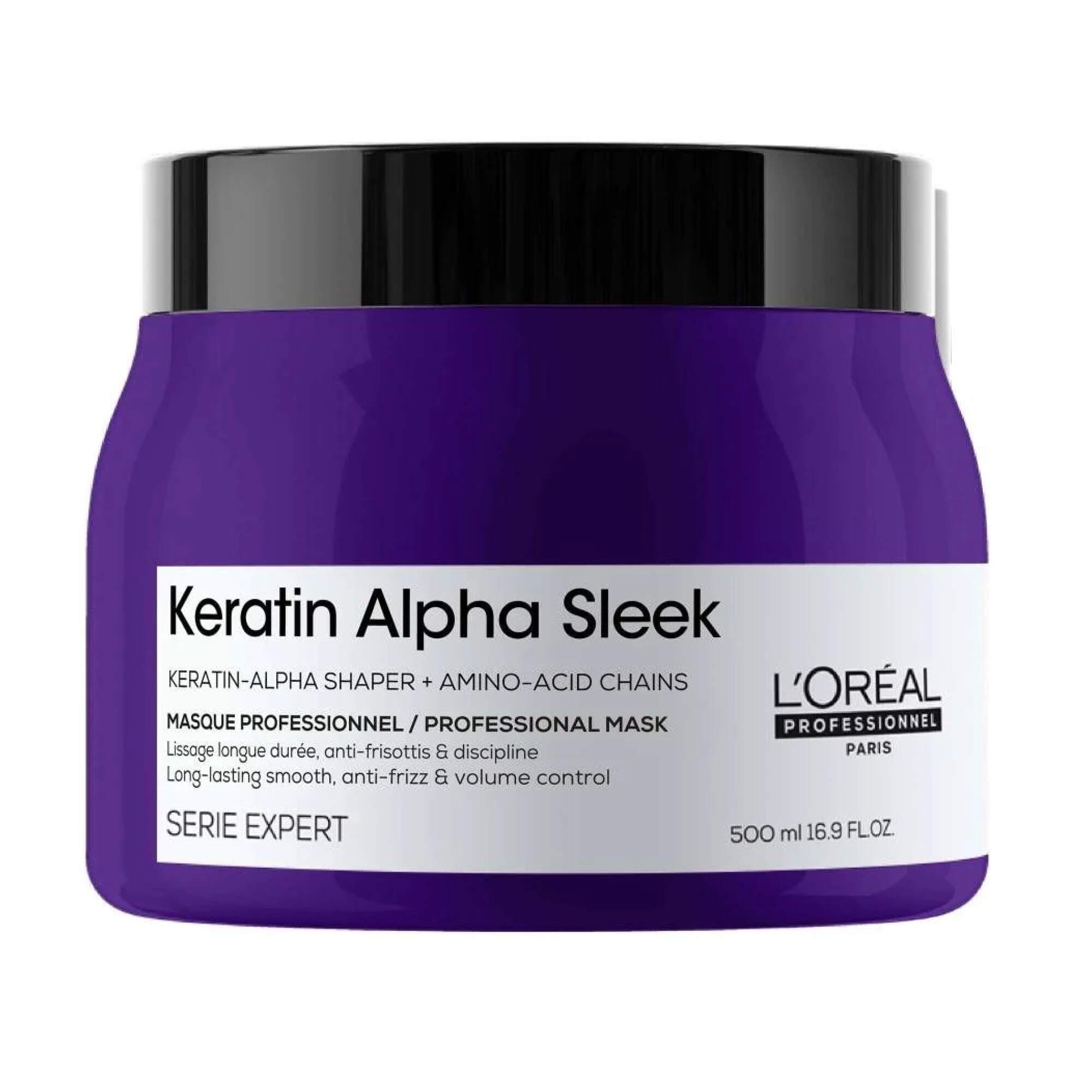 Serie Expert - Keratin Alpha Sleek - Rinse Off Mask - 500ml