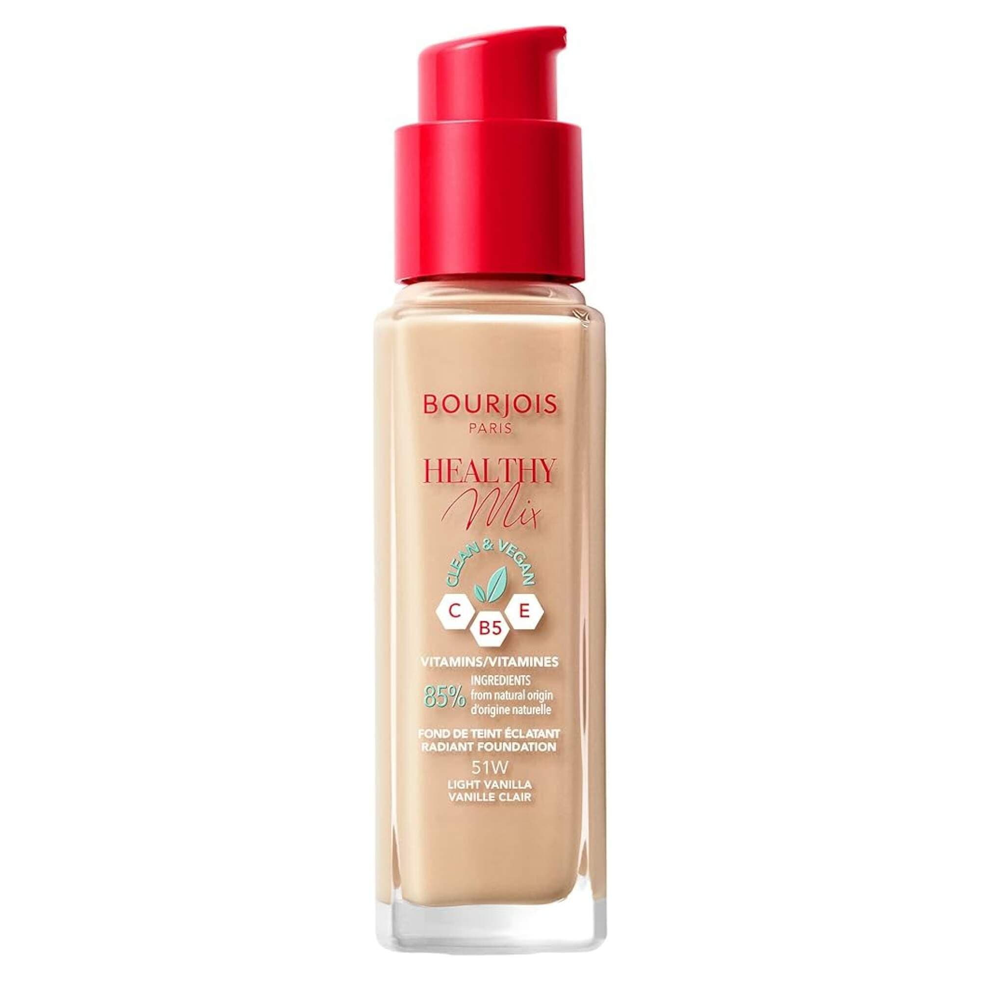 BOURJOIS - Healthy Mix Clean Foundation 51W  (Light Vanilla)