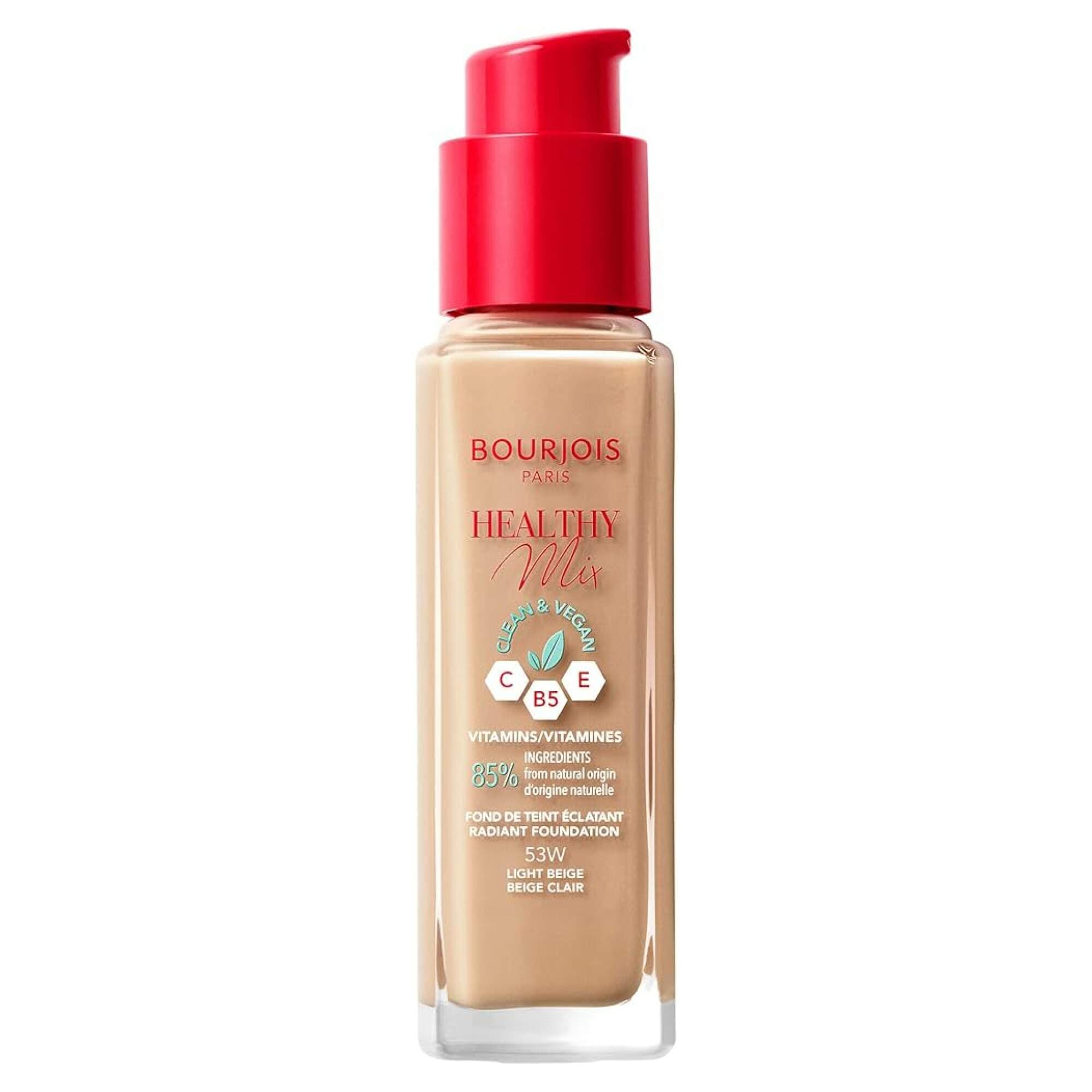 BOURJOIS - Healthy Mix Clean Foundation 53W  (Light Beige)