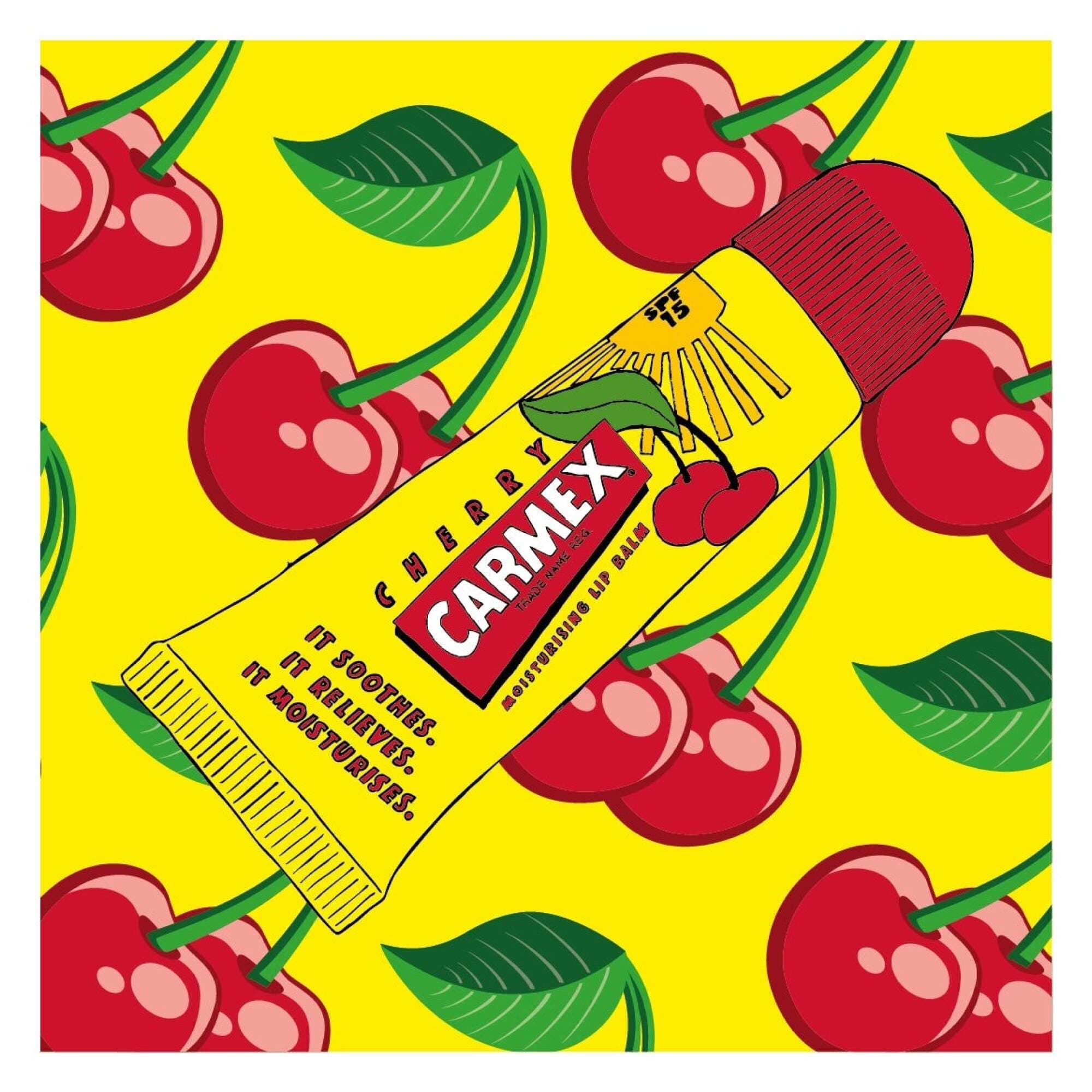 CARMEX - Strawberry & Cherry Tube SPF15 Duo (10g) - Image 3