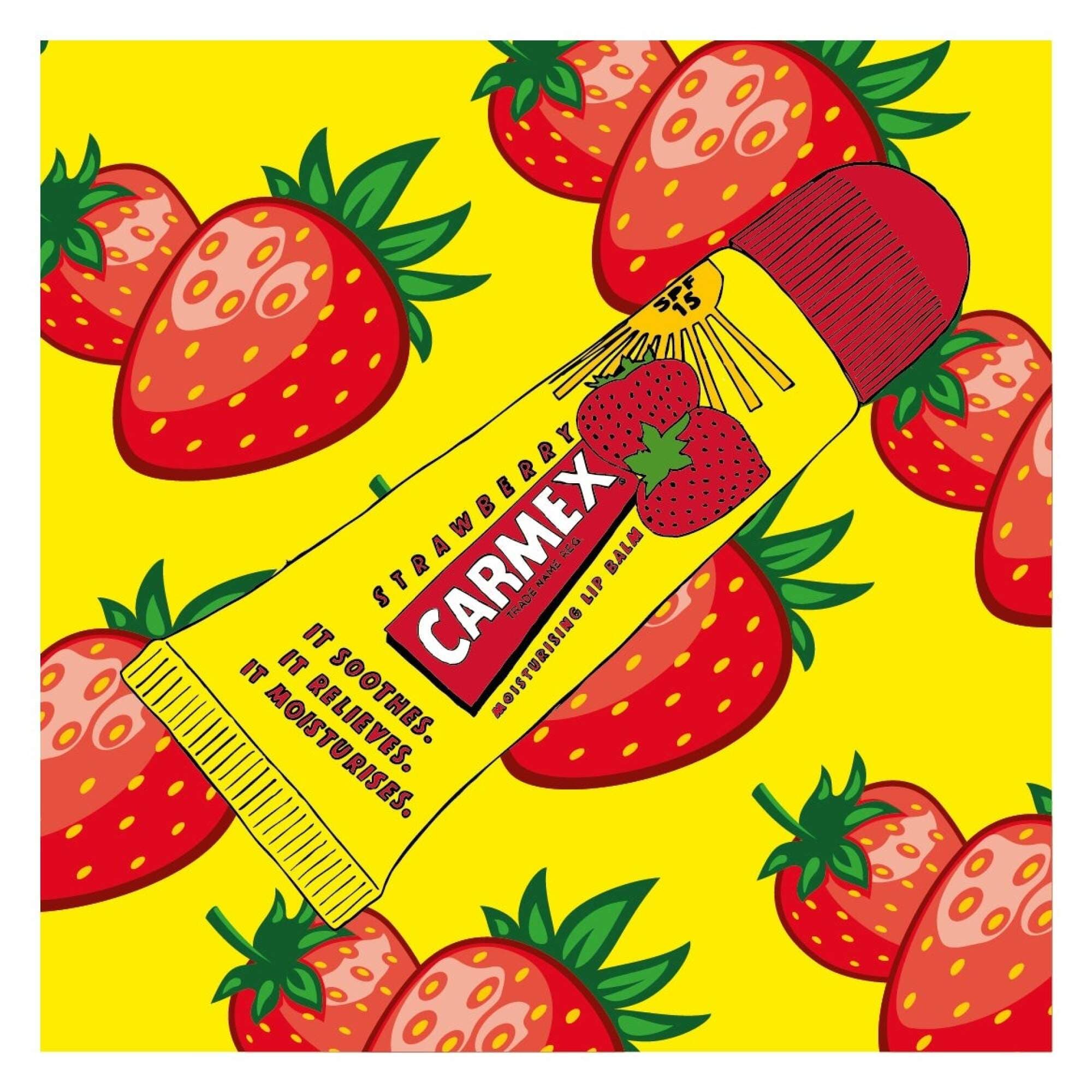 CARMEX - Keyring Set - (Keyring & Strawberry Tube 10g) - Image 3
