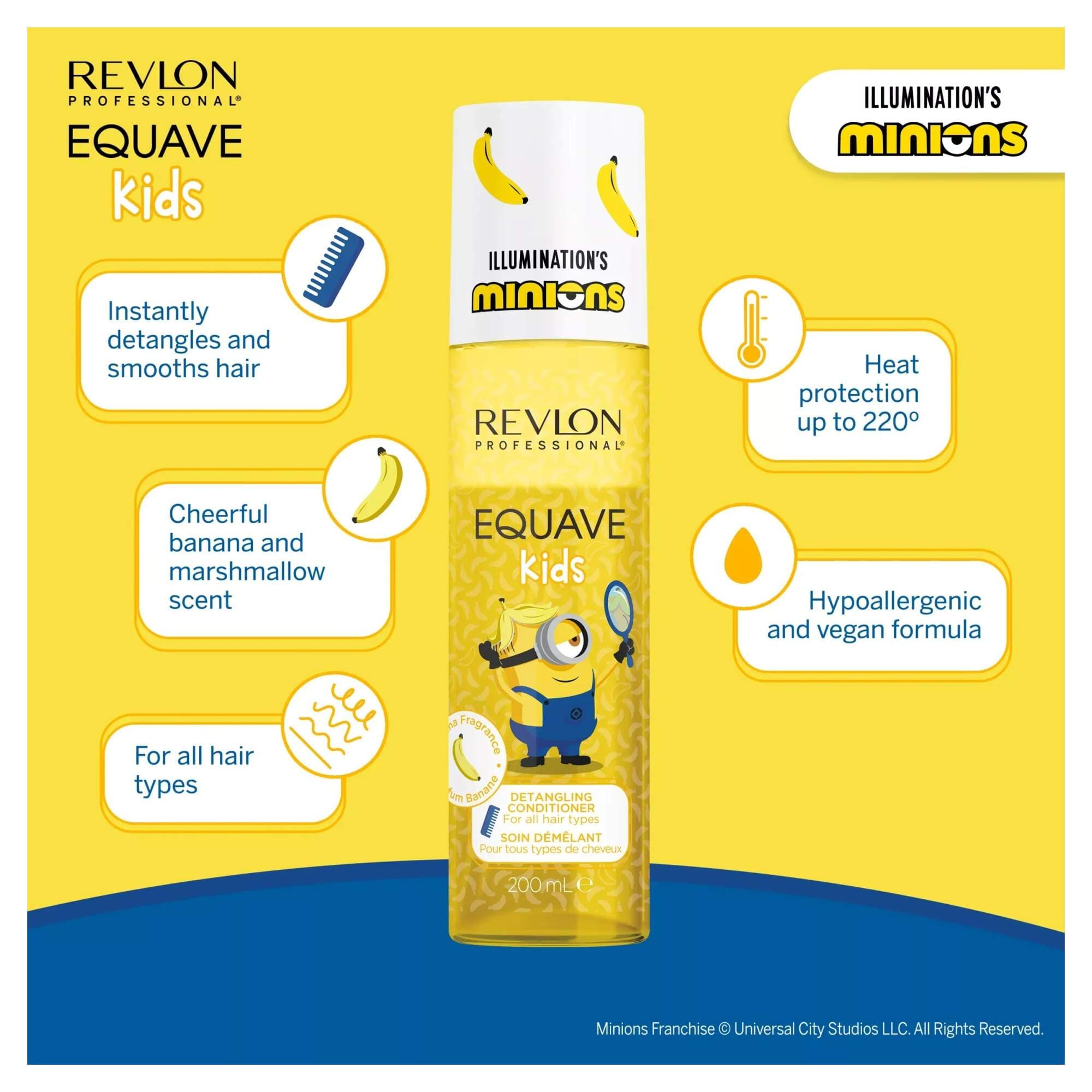 EQUAVE - KIDS - Minions Detangling Conditioner 200ml - Image 3