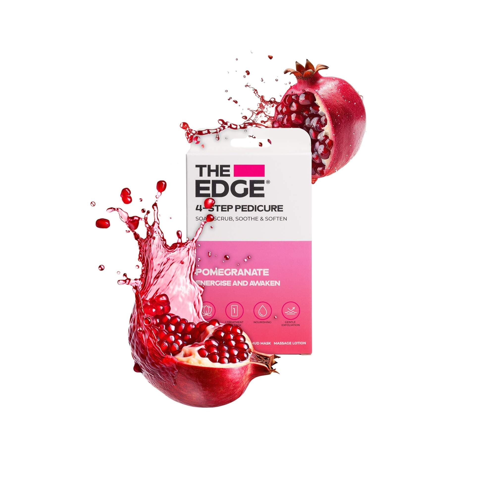 THE EDGE - PEDICURE - 4 Step Pomegranate