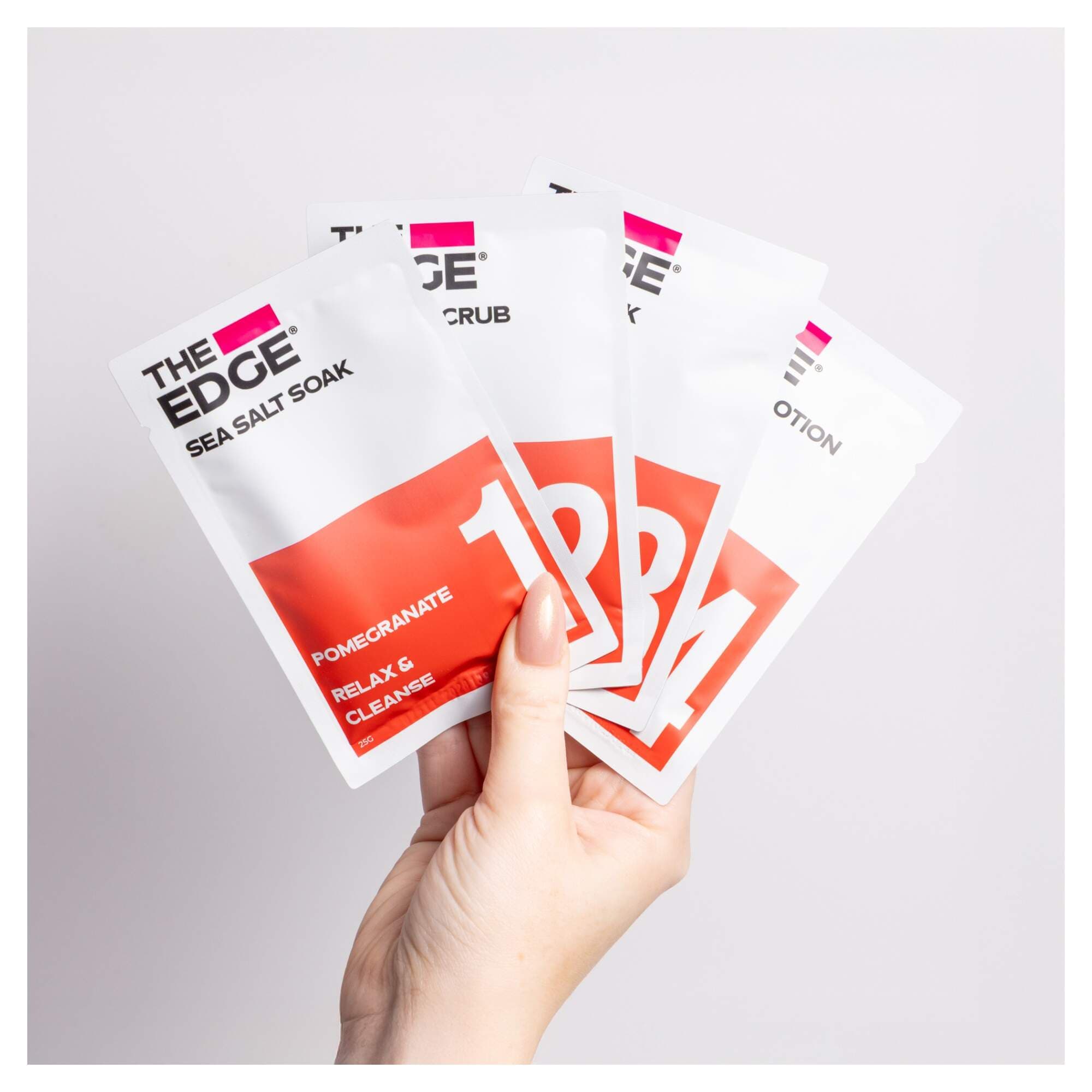 THE EDGE - PEDICURE - 4 Step Pomegranate - Image 3