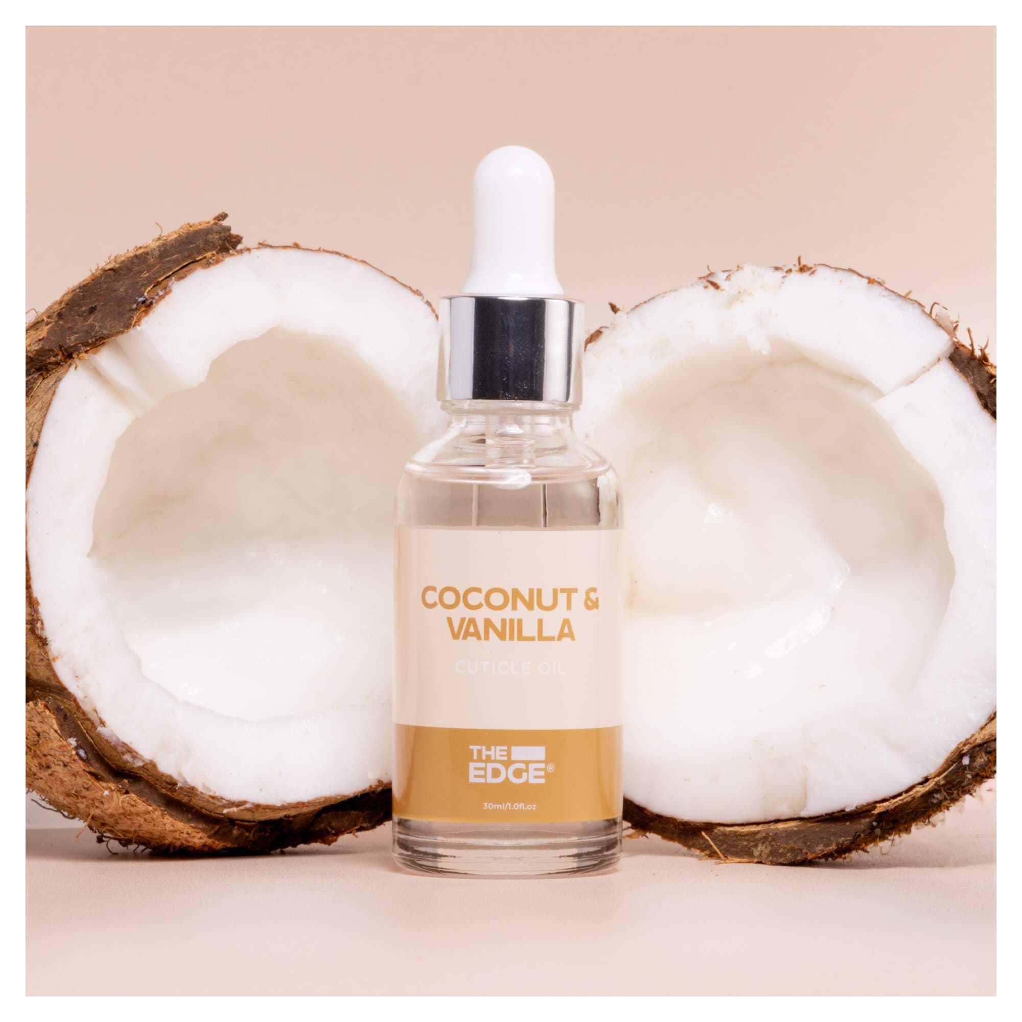 THE EDGE - CUTICLE OIL - Bottle Coconut & Vanilla