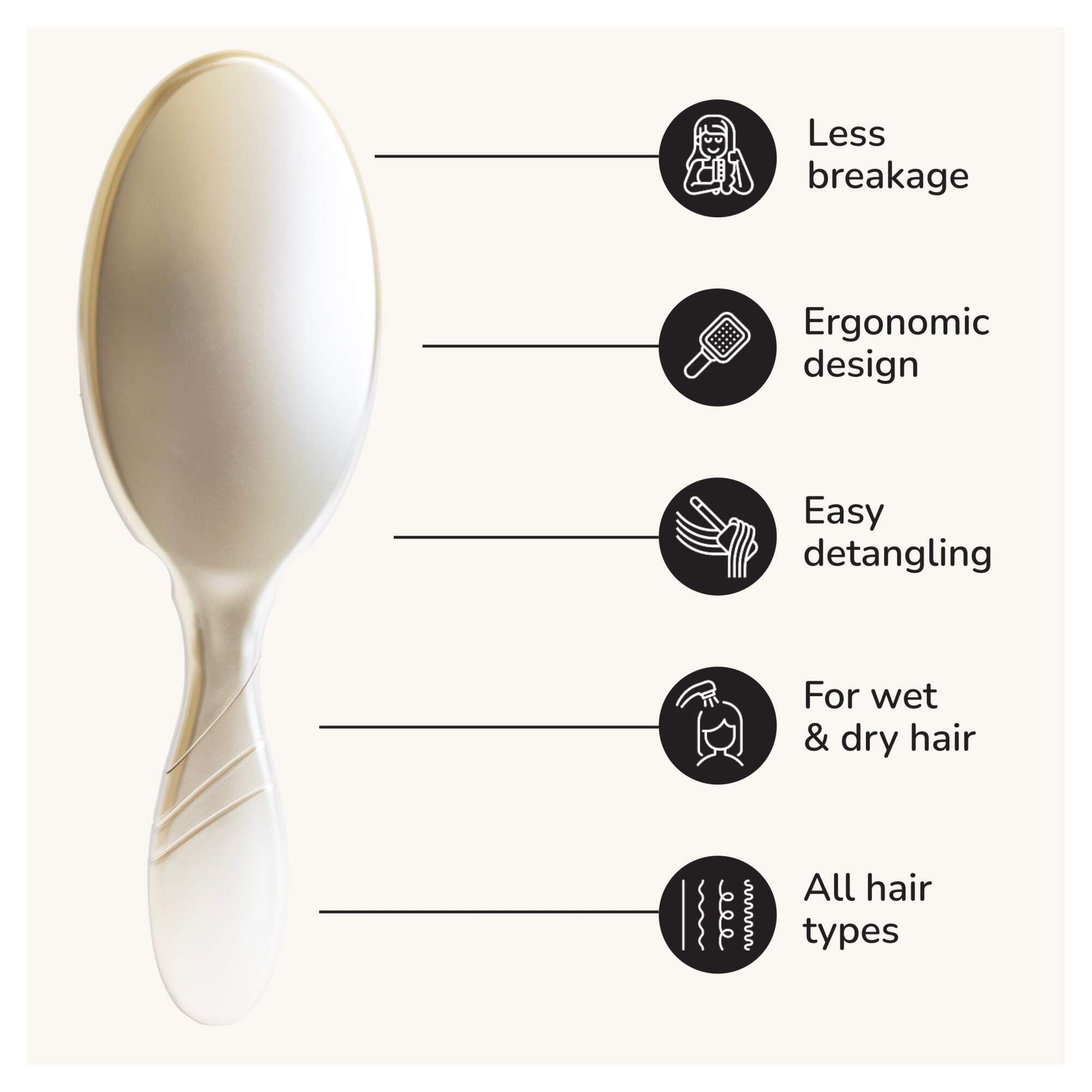 Wet Brush - Pro Detangler - Patterned Poise - Cream Cheetah - Image 2