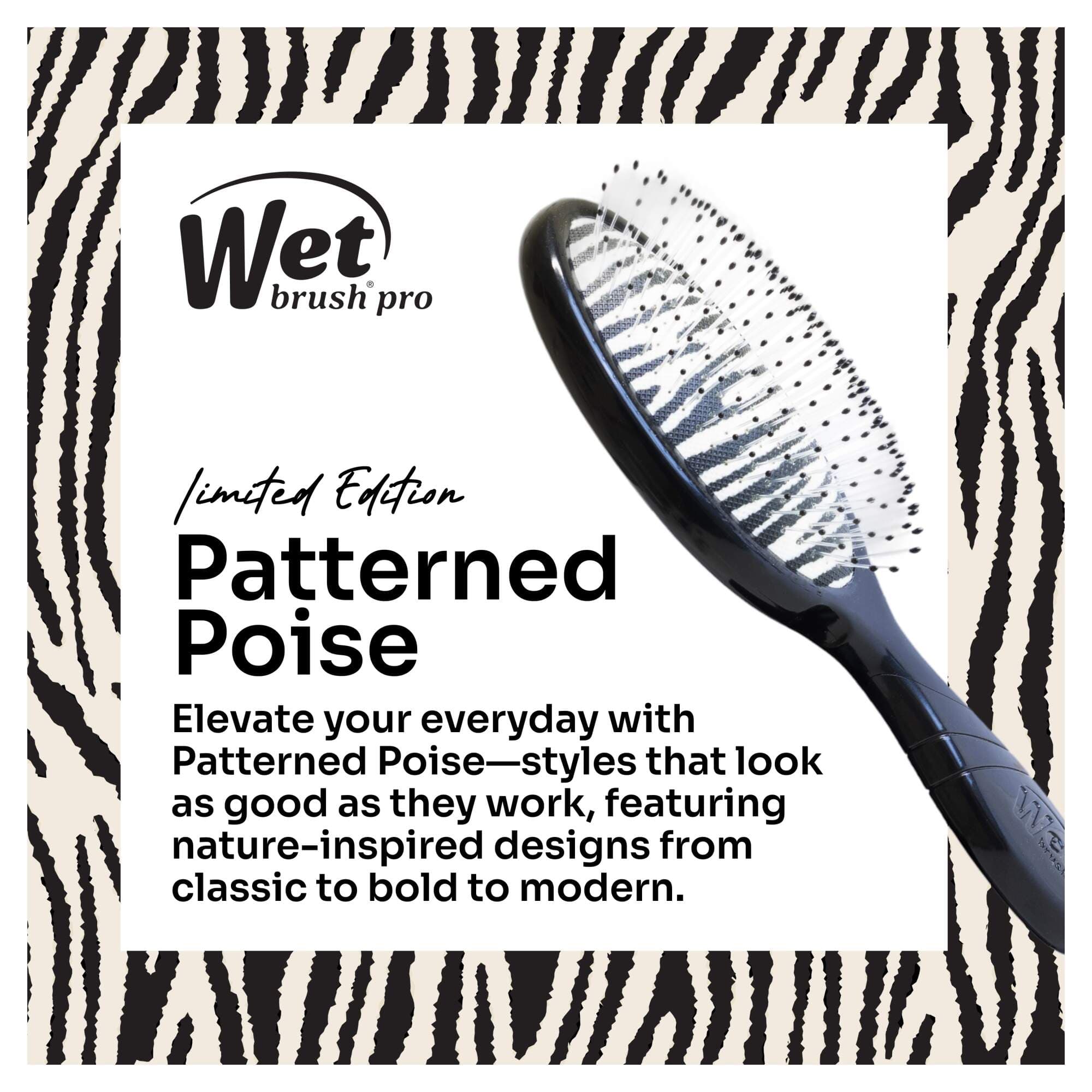 Wet Brush - Pro Detangler - Patterned Poise - Black Zebra - Image 3