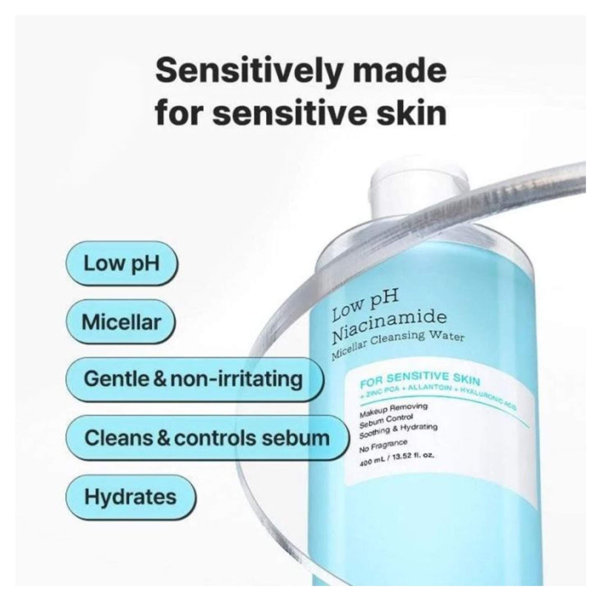 COSRX - Low pH Niacinamide Micellar Cleansing Water - Image 3