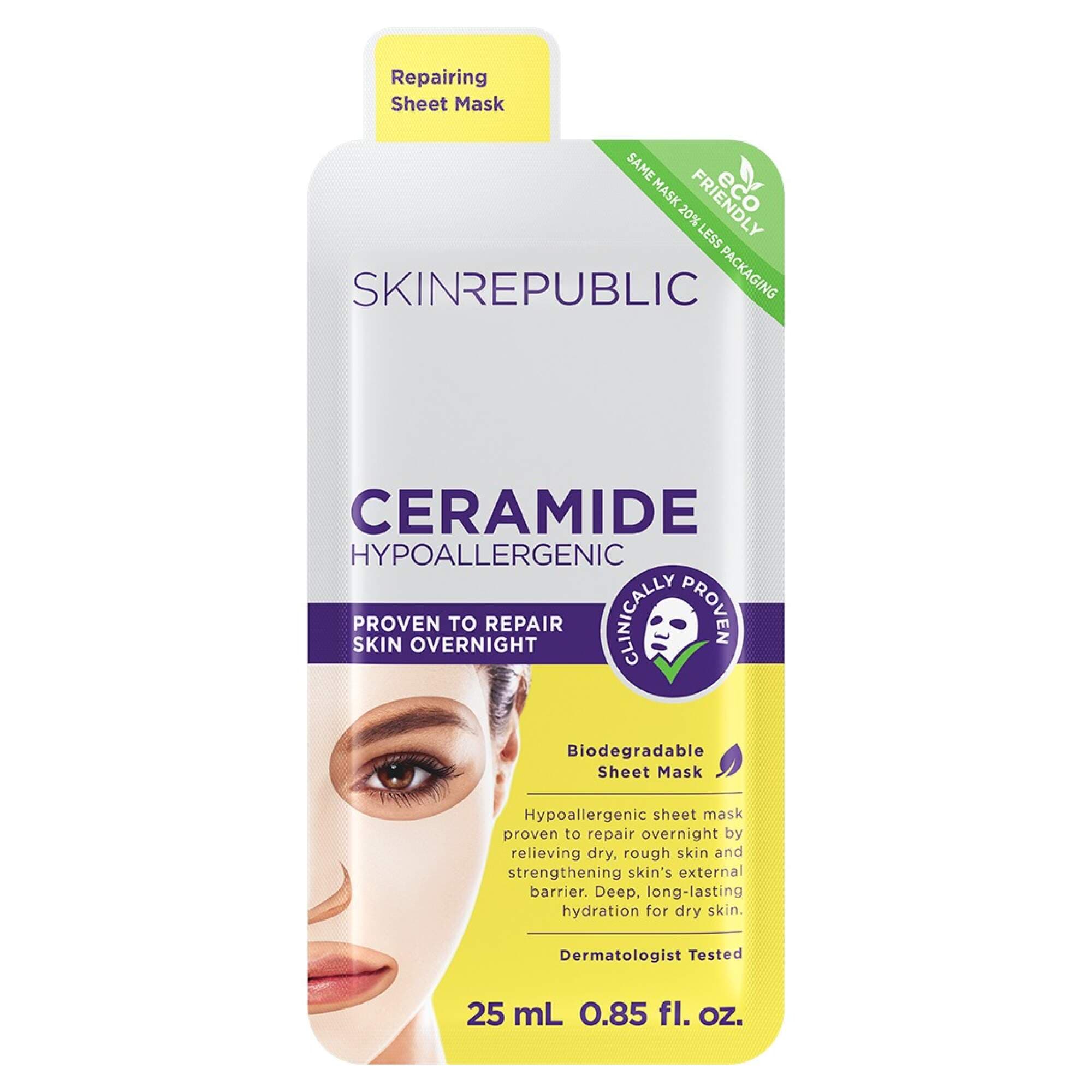 SKIN REPUBLIC - FACE SHEET MASK - Ceramide Face Mask