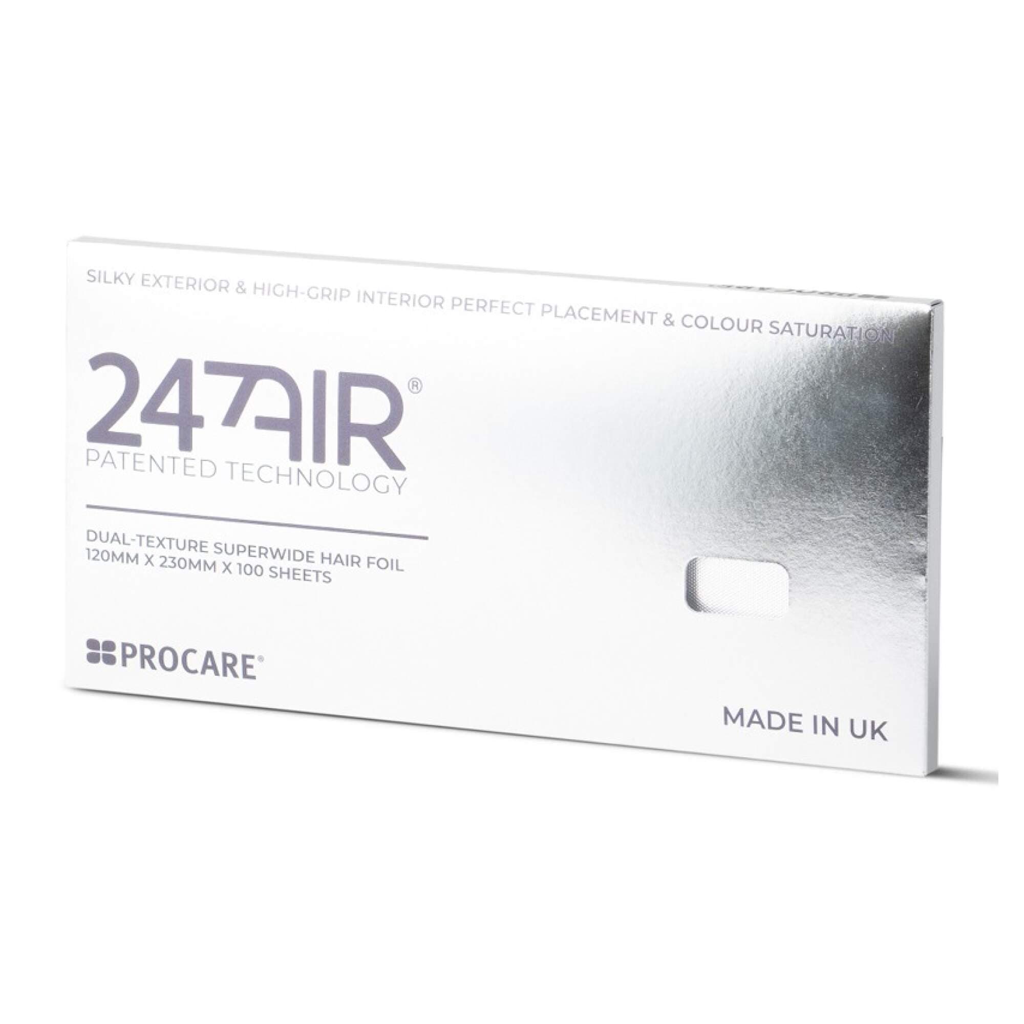 PROCARE - 24*7 Air - TEXTURED 120mm Foil Sheets x100