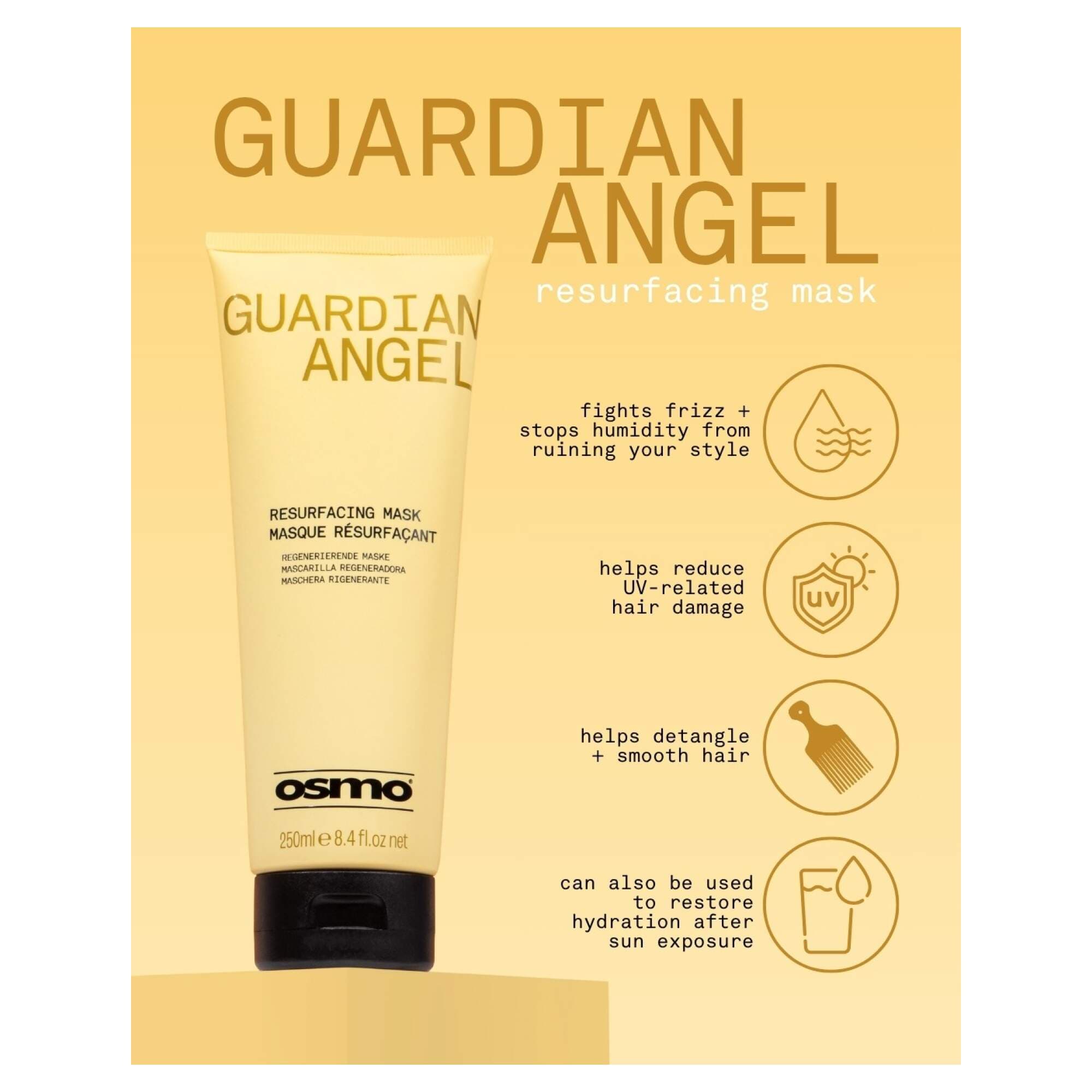 NEW OSMO - Style & Finish - Guardian Angel Resurfacing Mask - 75ml - Image 2