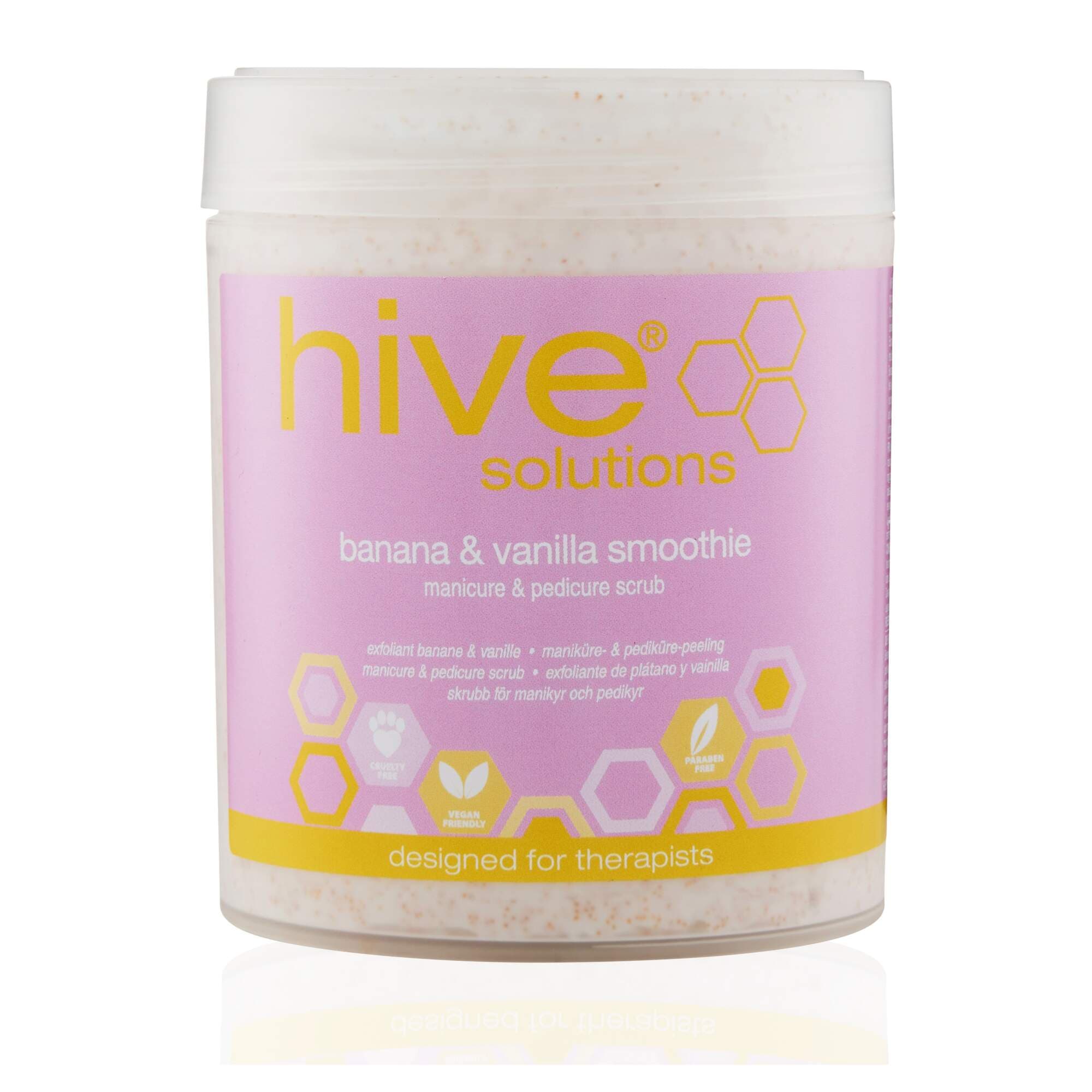 HIVE - MANICURE & PEDICURE - Banana & Vanilla Smoothie (Scrub) - 500g
