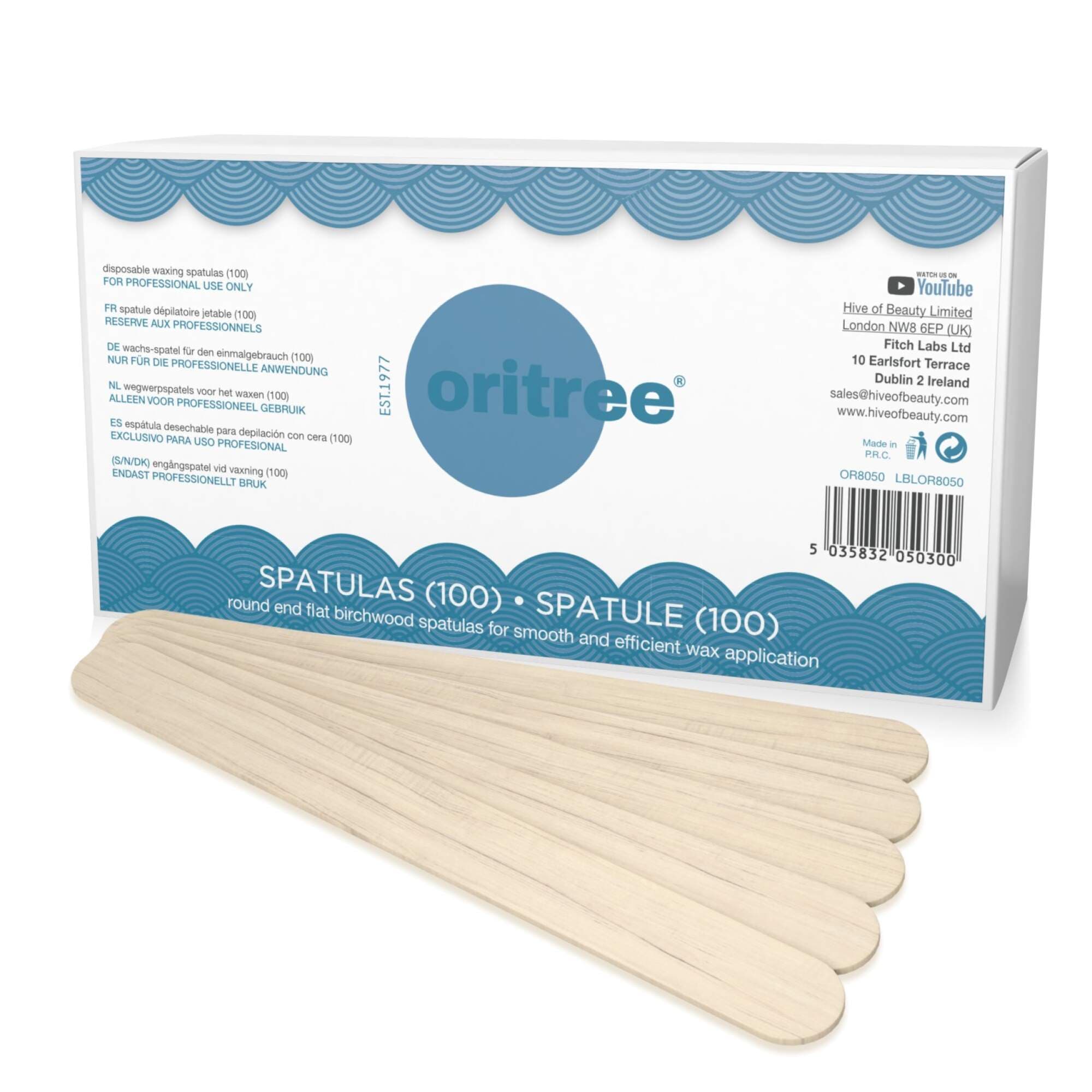 HIVE - ORITREE - Wooden Spatulas (100)