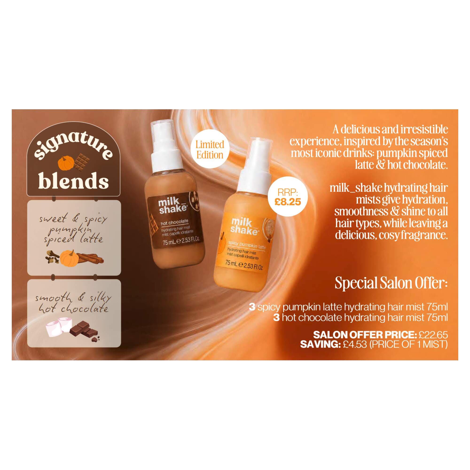 Milk Shake -- PROMO - Signature Blends Hair Mist Minis