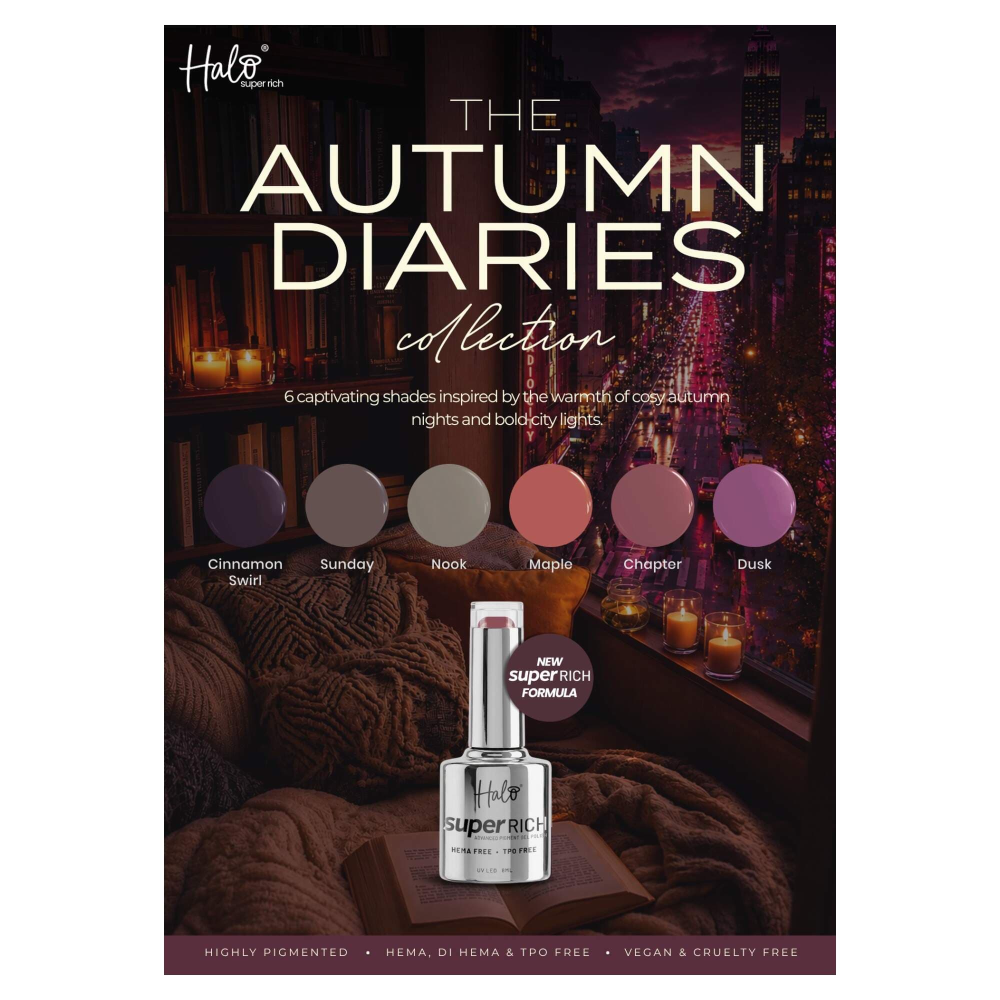 HALO GEL POLISH - Super Rich -- POSTER - Autumn Diaries