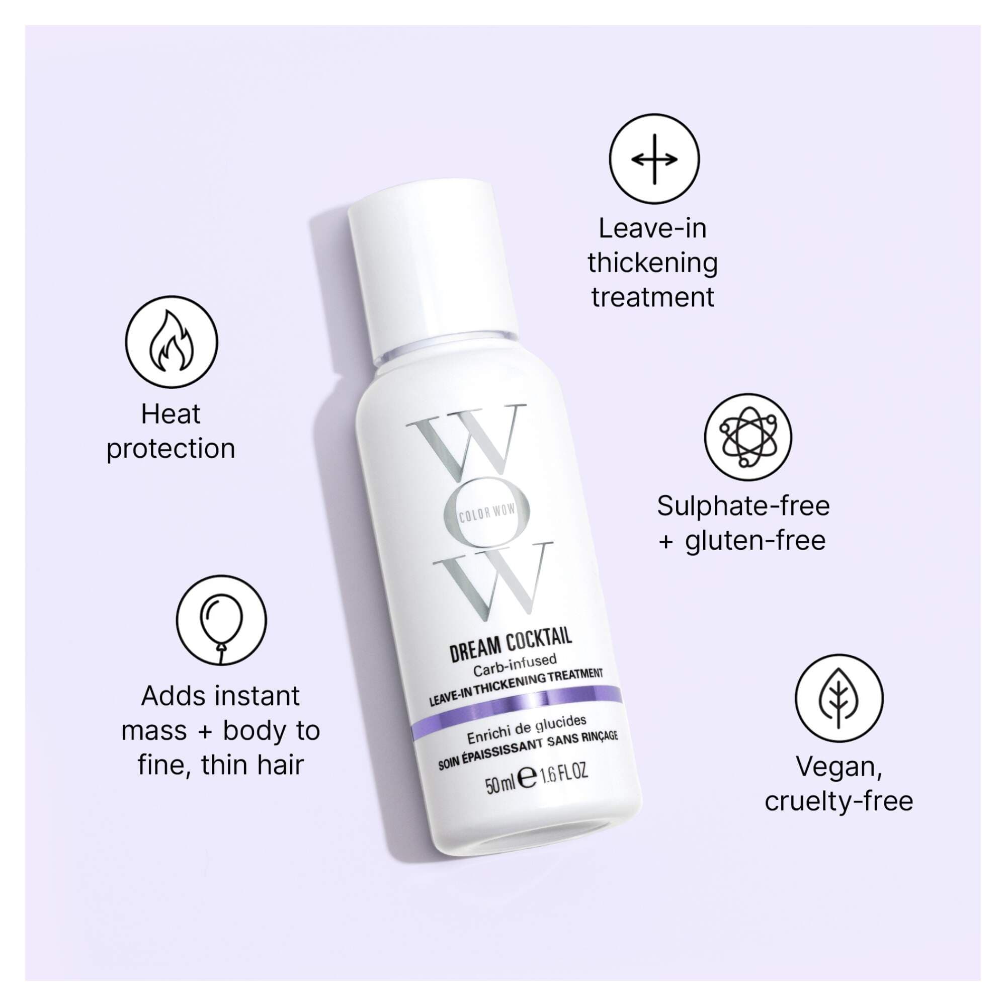 Color Wow Dream Cocktail Carb Leave-In Conditioner 50ml - Image 2