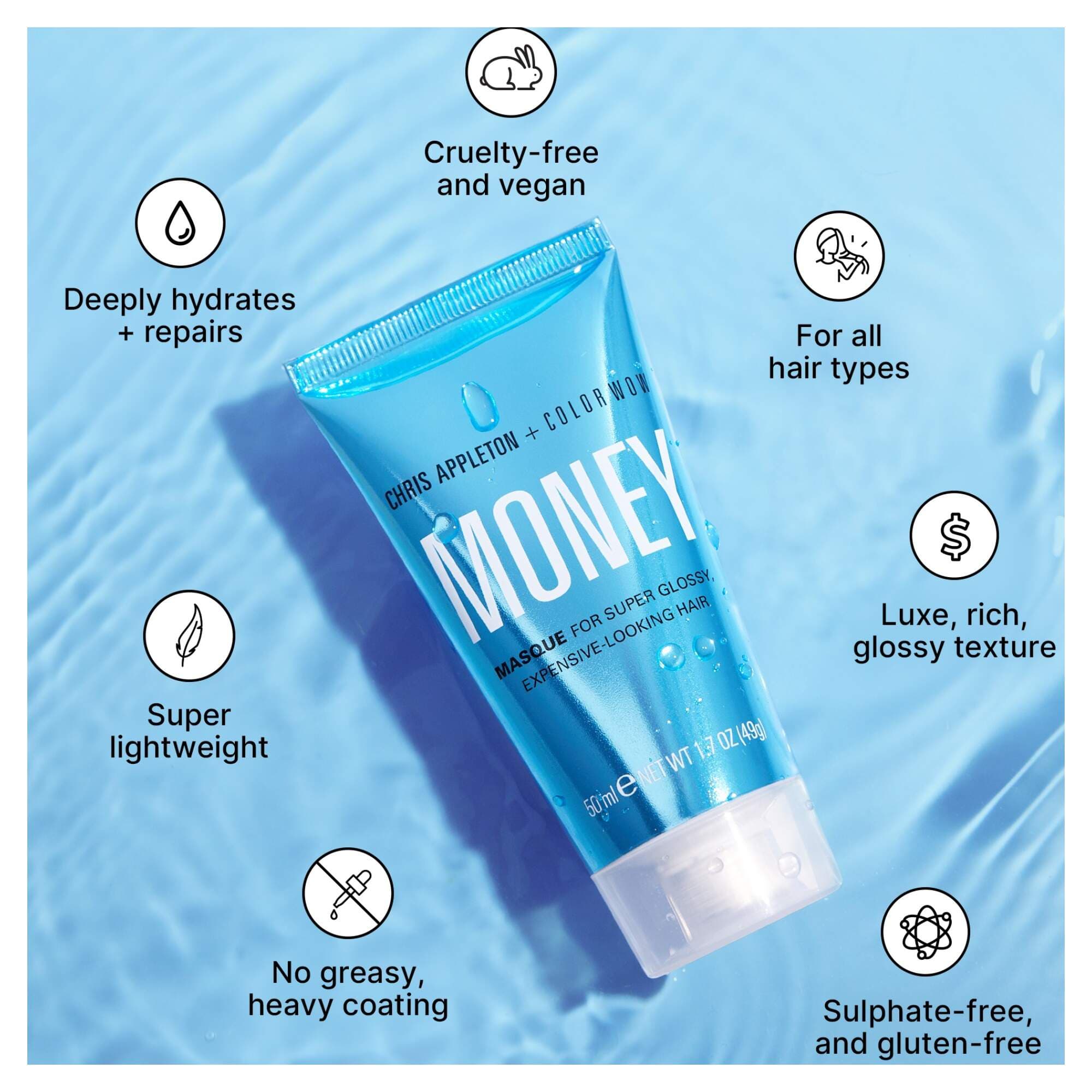 Color Wow + Chris Appleton Money Masque 50ml - Image 3