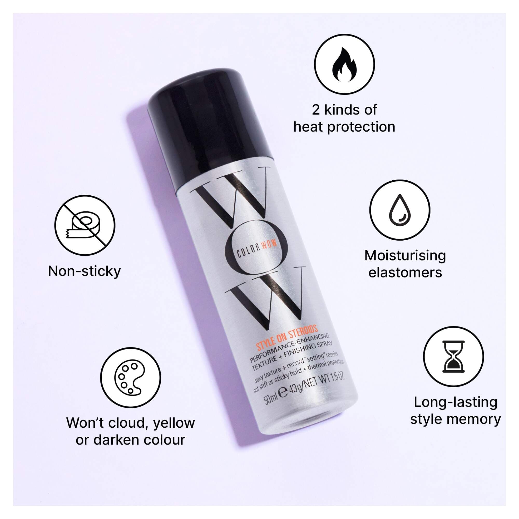Color Wow Style on Steroids Texturizing Spray 50ml - Image 3