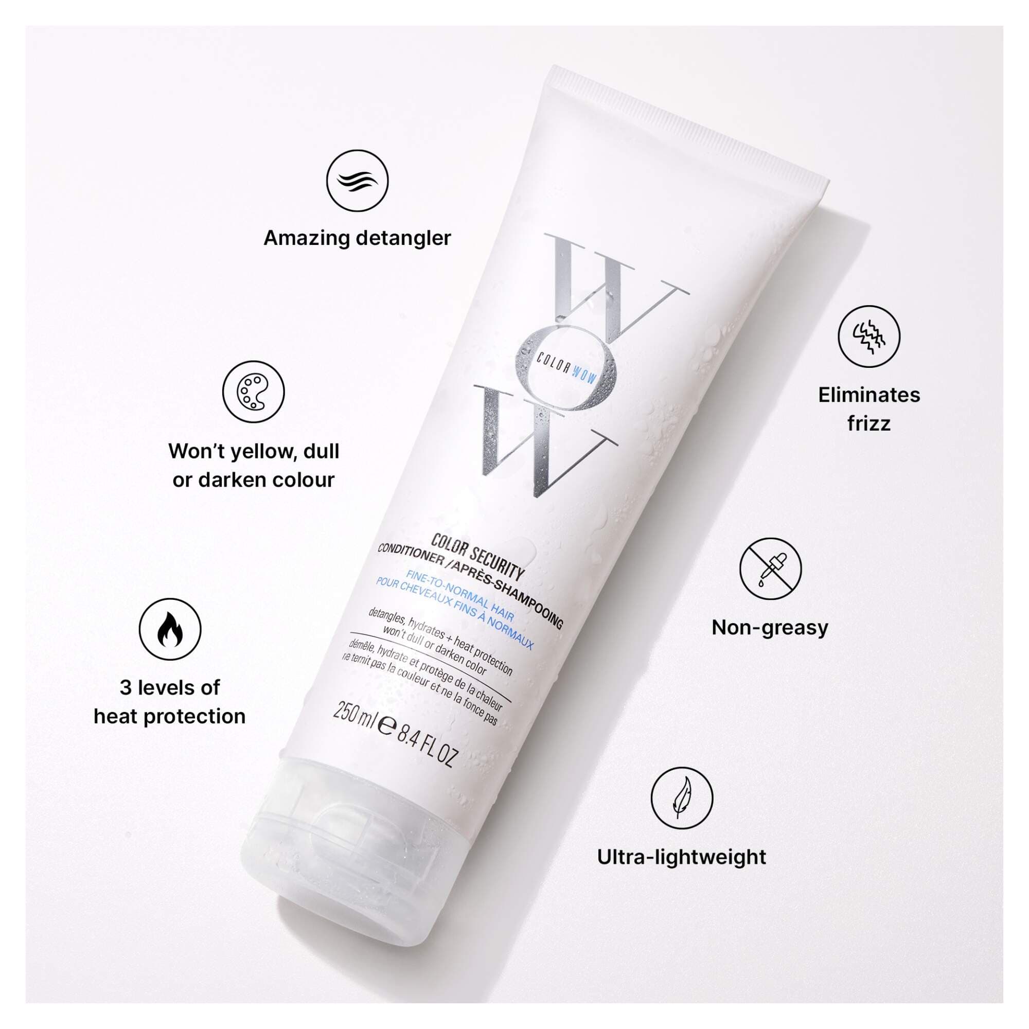 Color Wow Security Conditioner (For Fine to Normal Hair) 250ml - Image 3