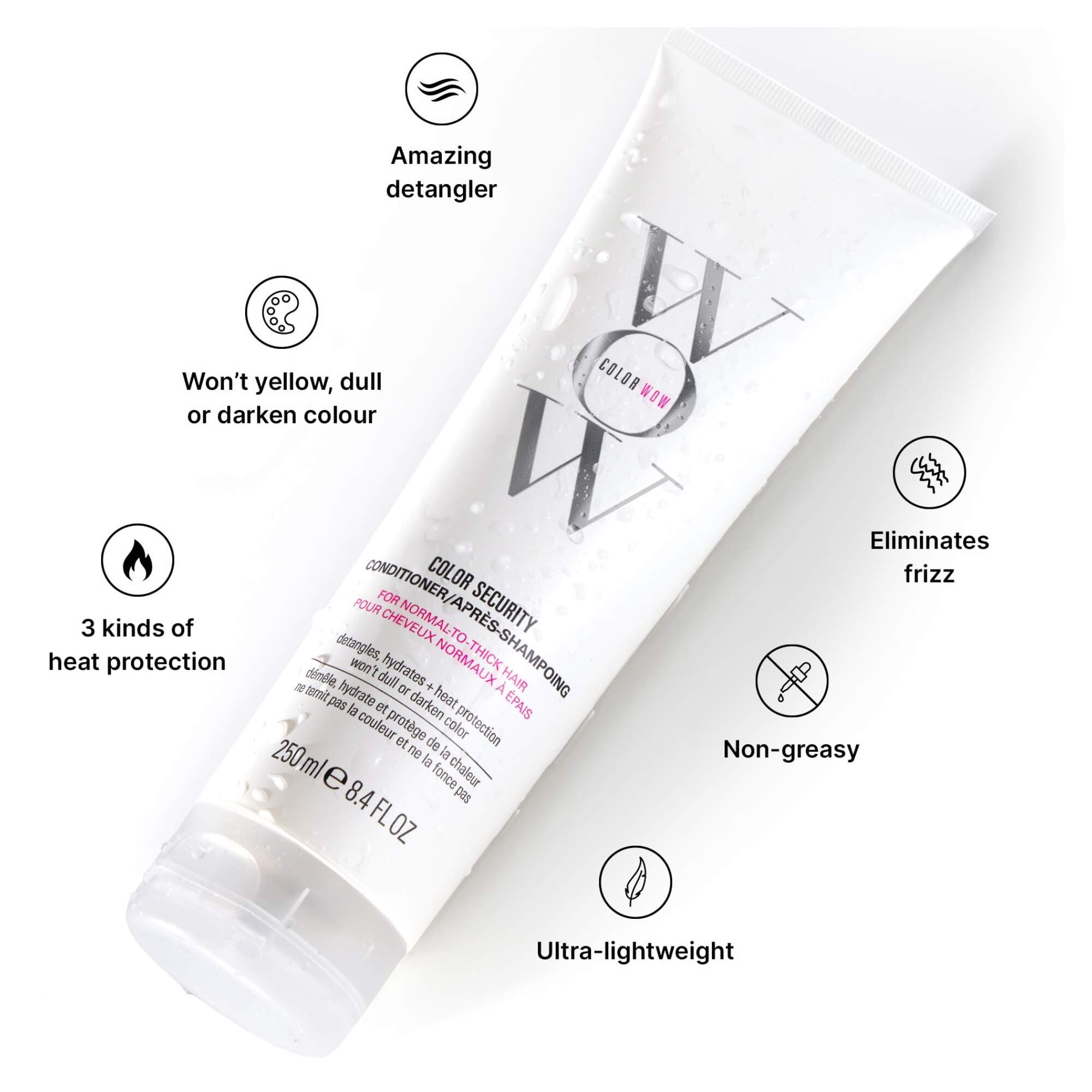 Color Wow Color Security Conditioner For Normal-to-Thick Hair 250ml - Image 3