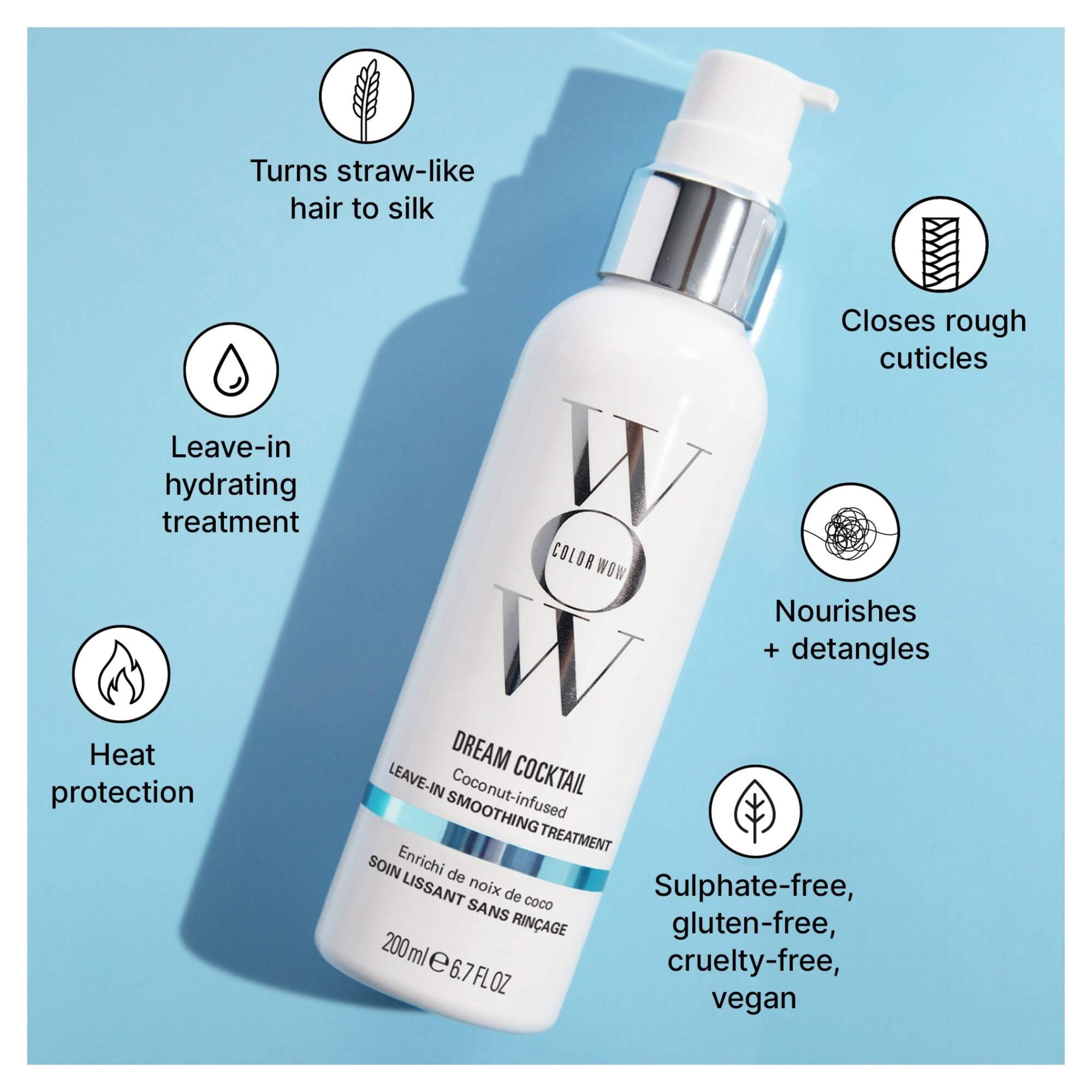 Color Wow Dream Cocktail Coconut-Infused Leave-in Treatment 200ml - Image 4