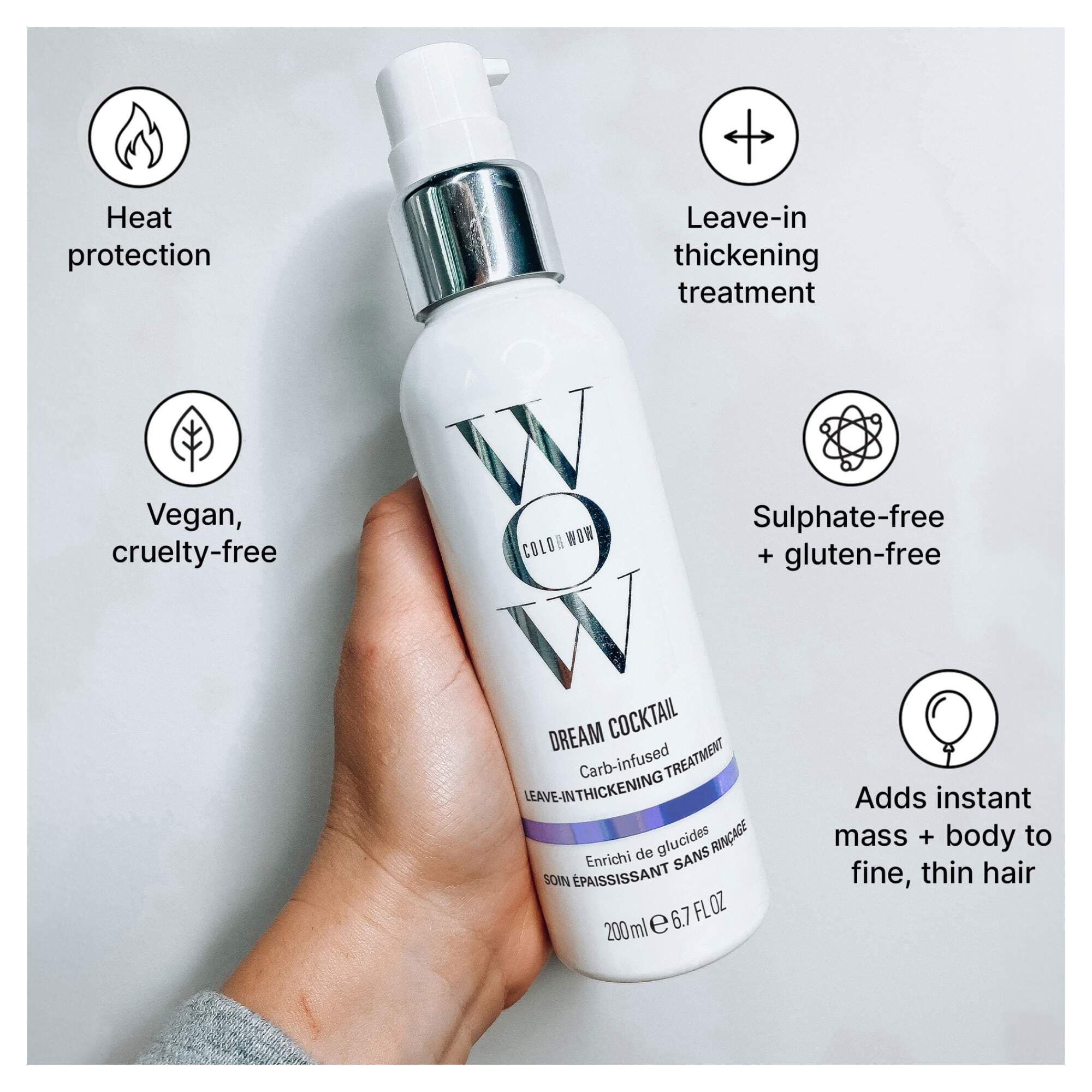 Color Wow Dream Cocktail Carb Leave-In Conditioner 200ml - Image 4