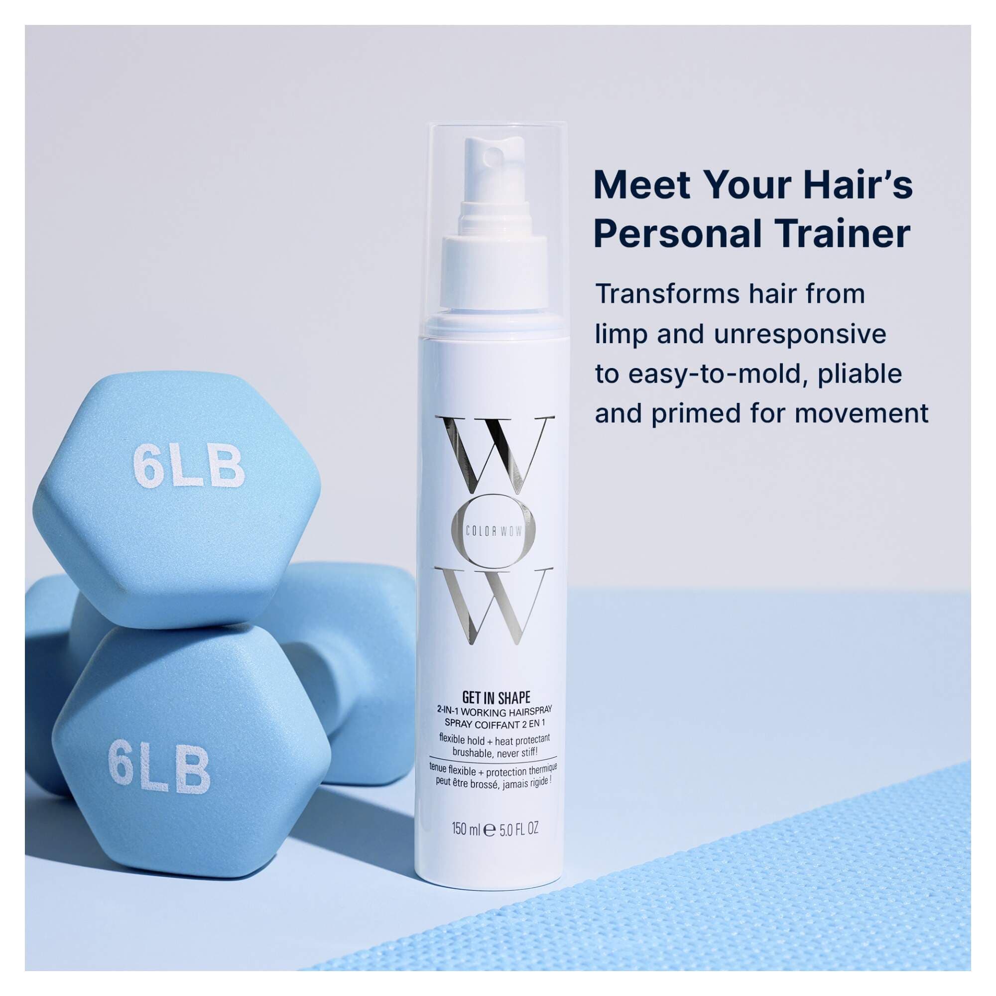 Color Wow Get In Shape 2-in-1 Working Hairspray 150ml - Image 6