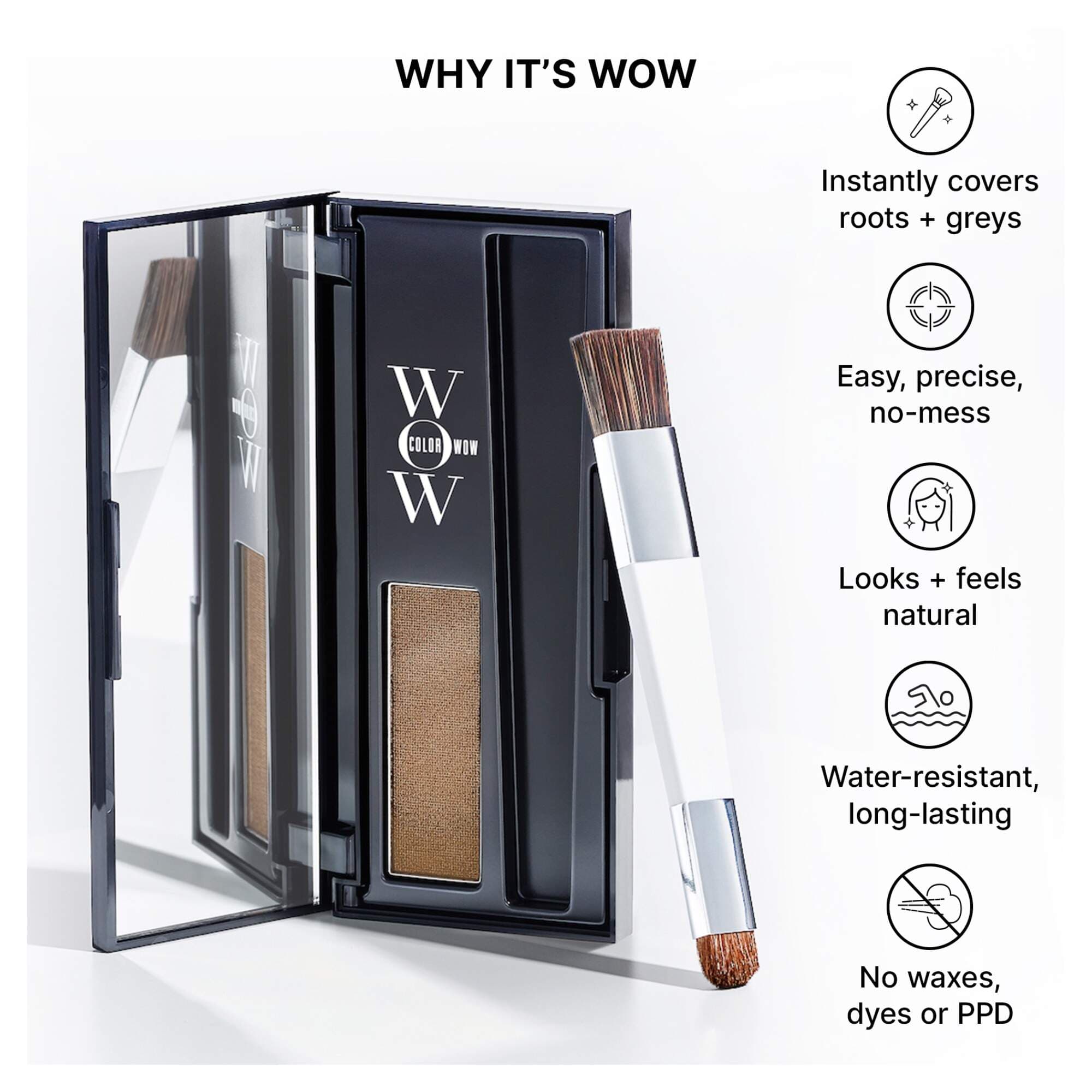Color Wow Root Cover Up - Dark Brown 2.1g - Image 3