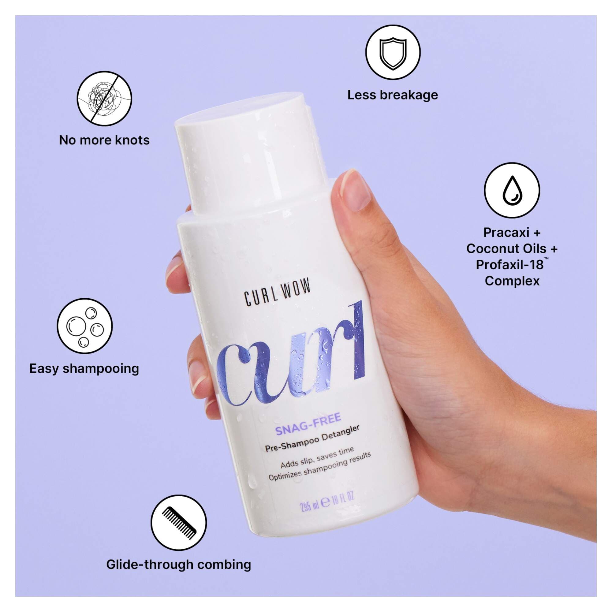 Color Wow Snag-free Pre-shampoo Detangler 295ML - Image 2