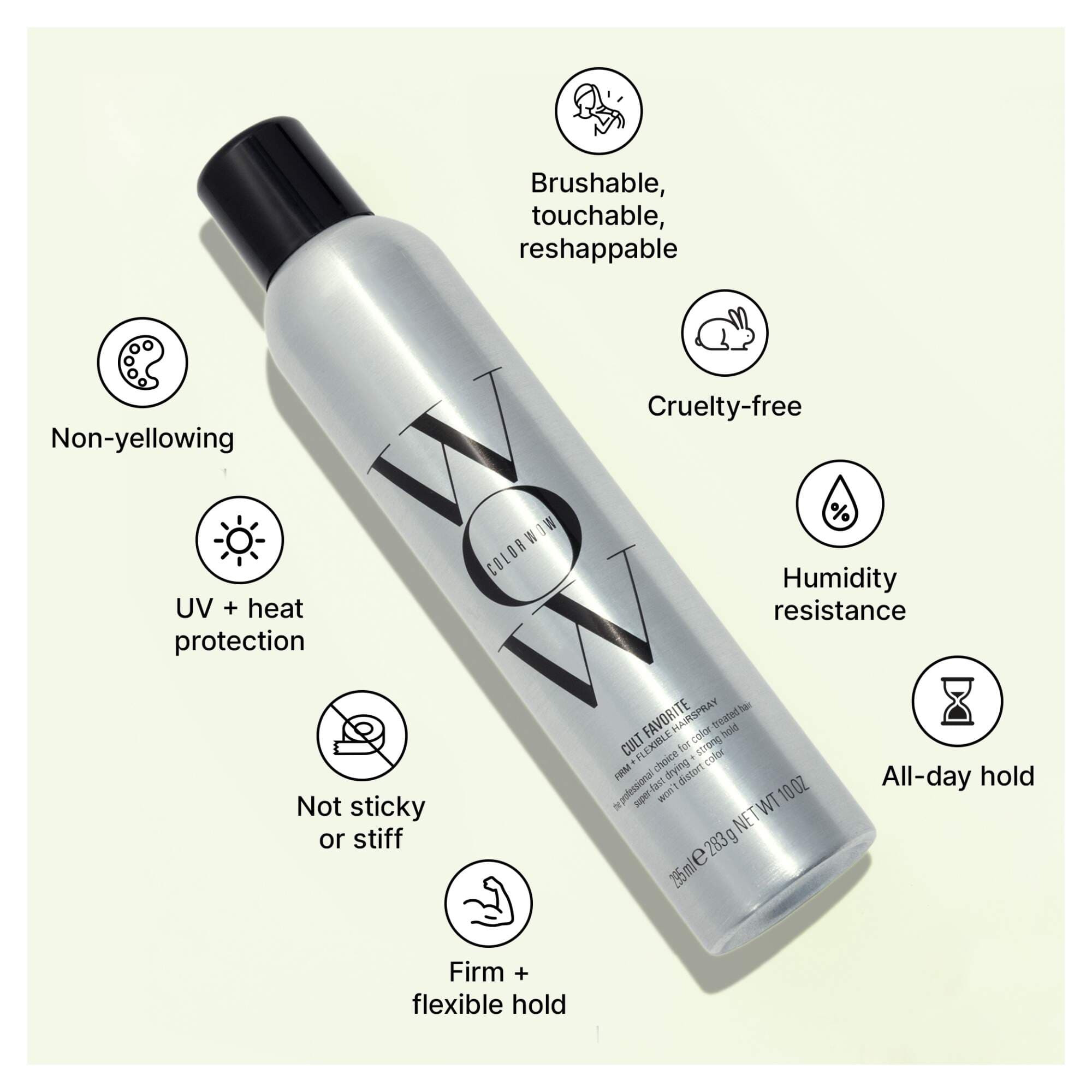 Color Wow Cult Favorite Firm + Flexible Hairspray 250ML - Image 4