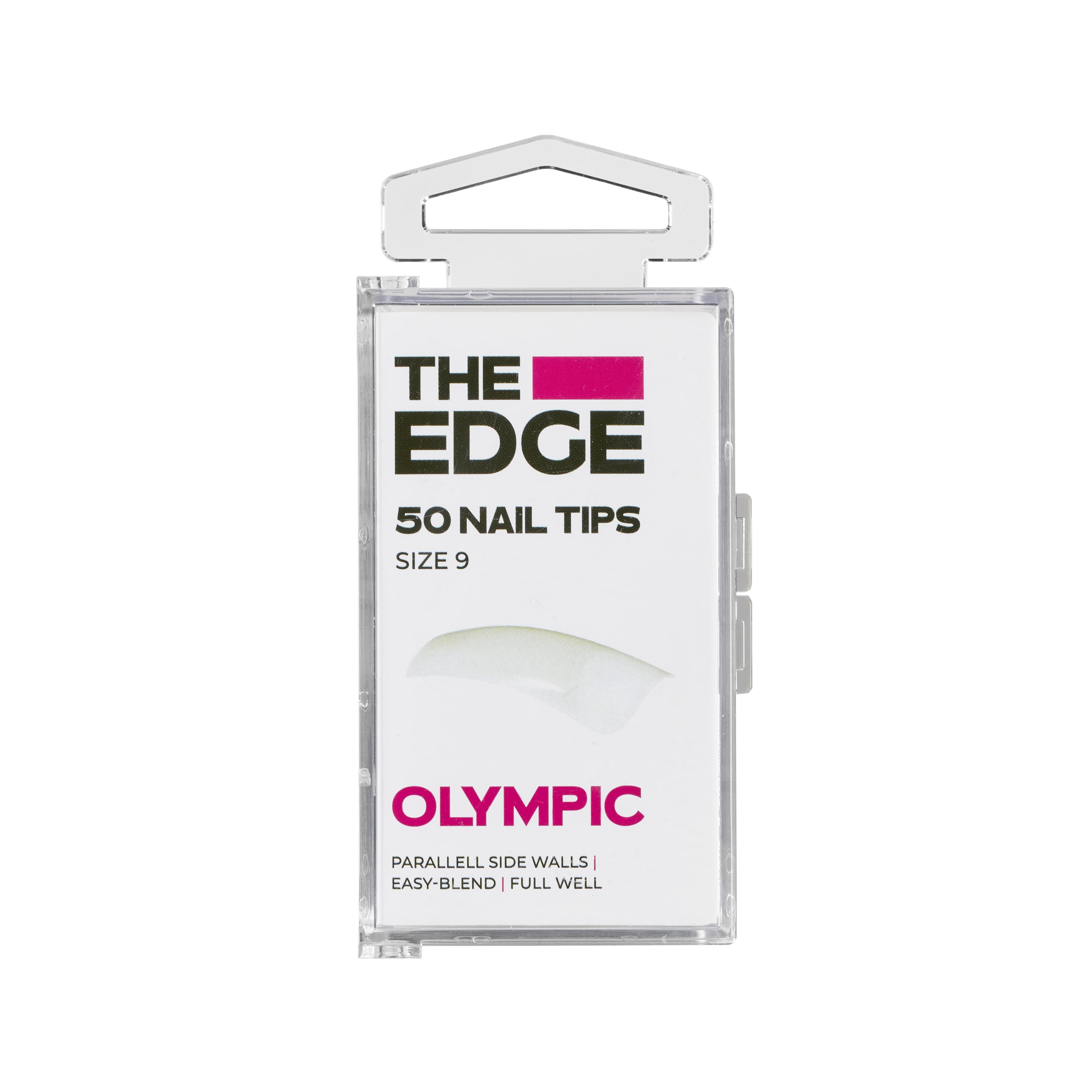 THE EDGE - NAIL TIPS - Olympic - Size 9 - 50 Pack