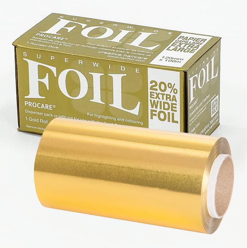 PROCARE - Coloured Hair Foil - Gold 100m (Superwide)