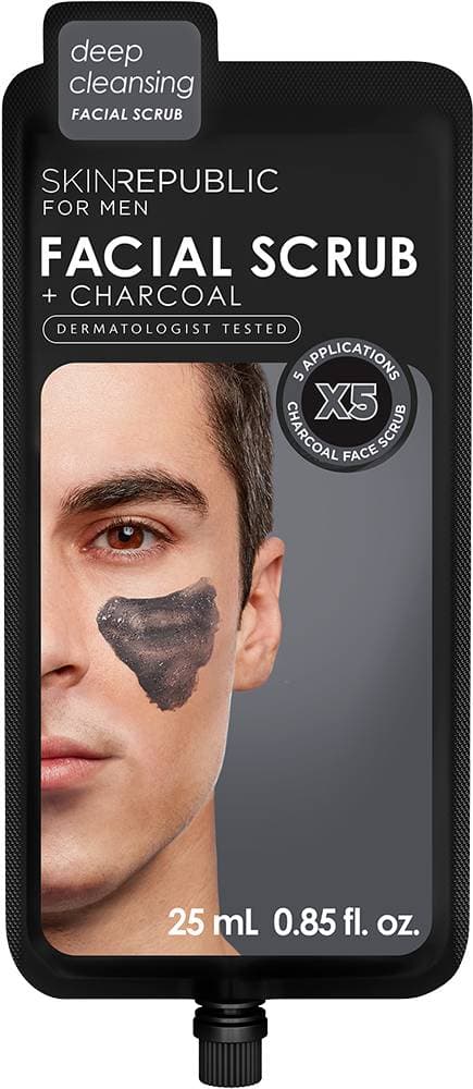 Skin Republic For Men Facial Scrub + Charcoal