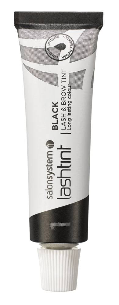 Salon System LashTint Lash & Brow Tint Black 15ml